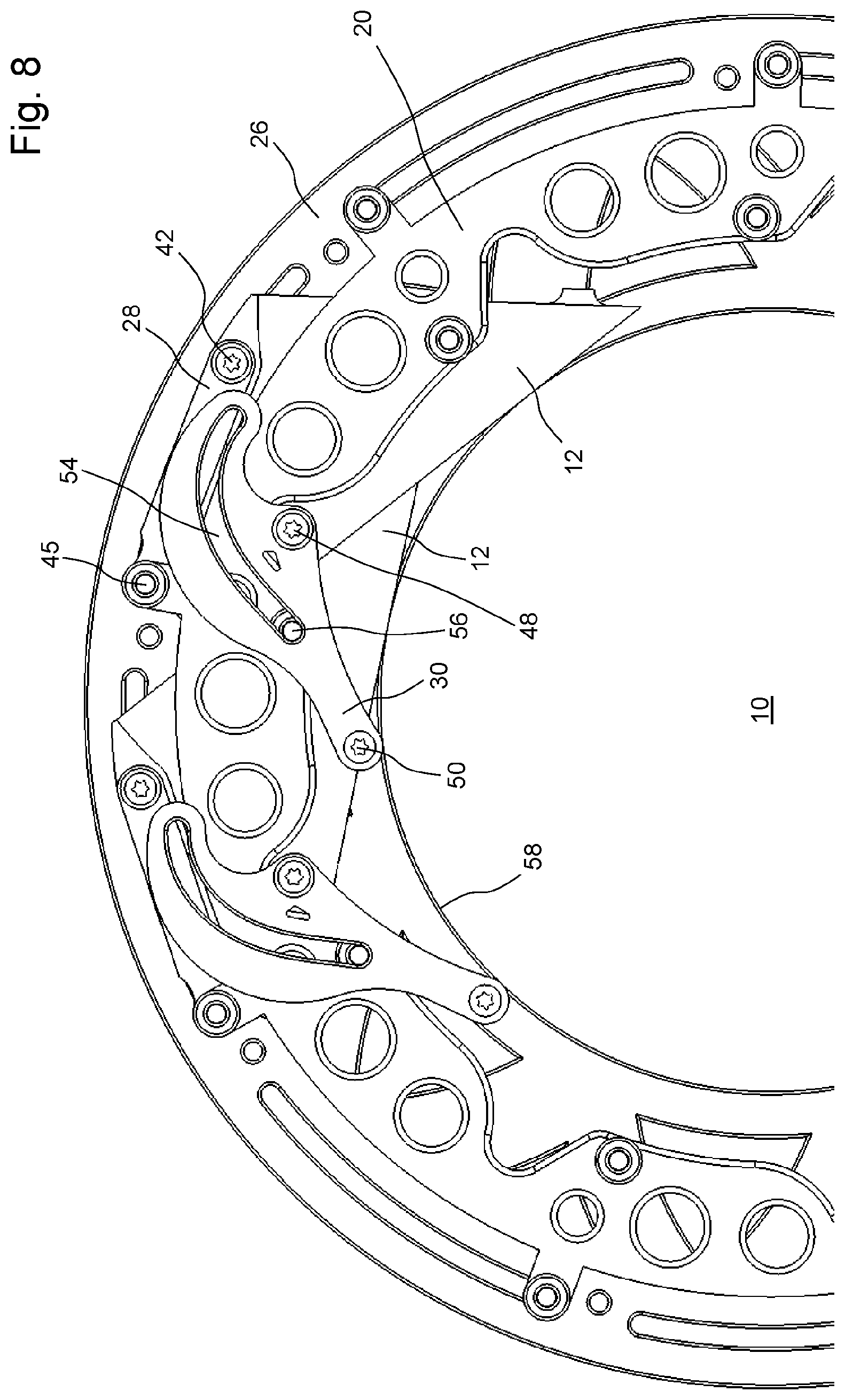 Patent US12422597 Figure 8 – Closure mechanism
