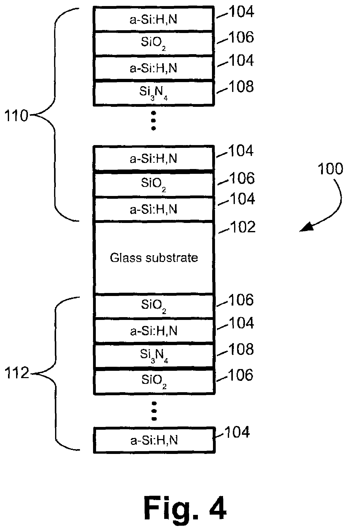 Patent US12422605 Figure 4 – Near infrared optical interference filters with improved transmission
