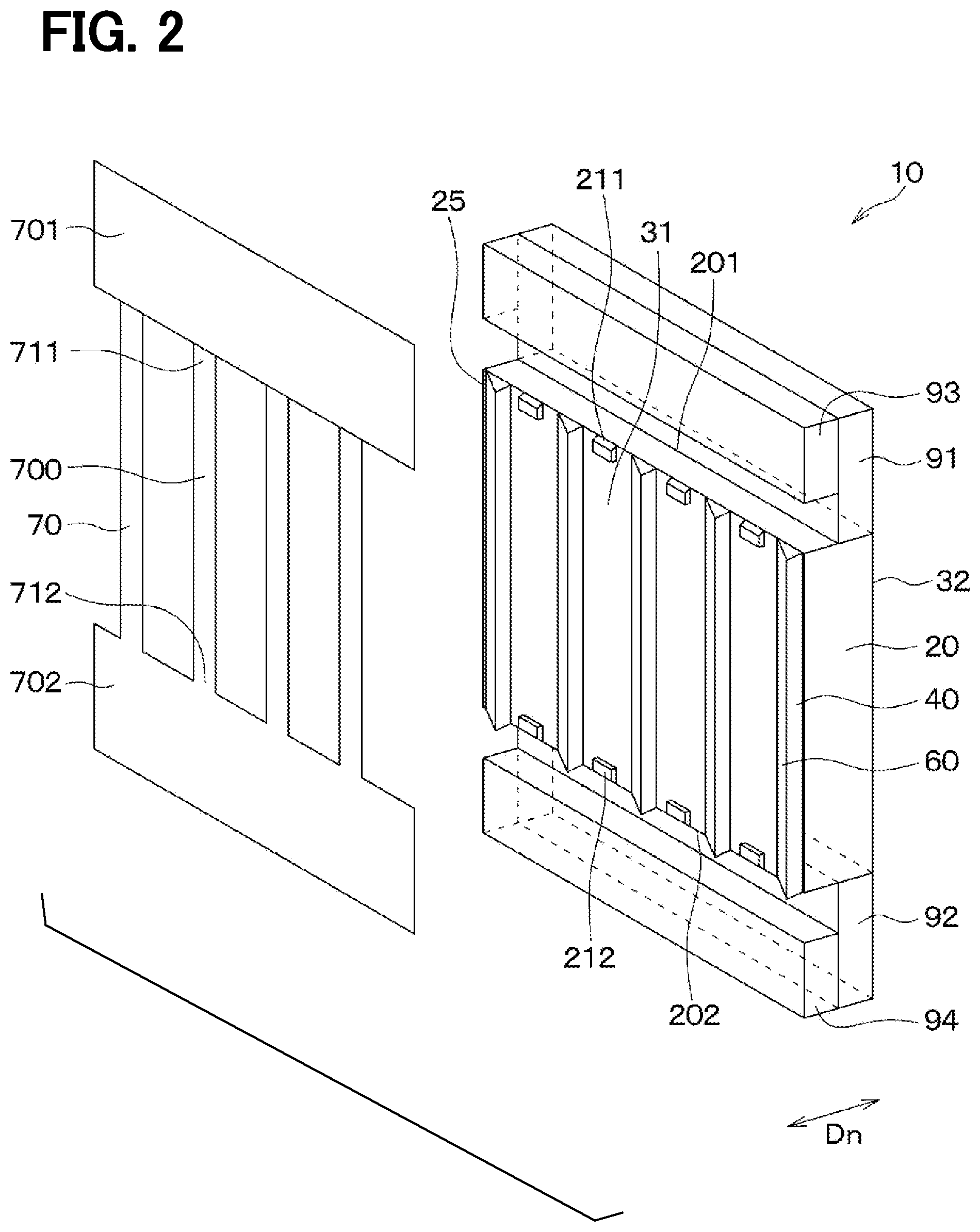 Patent US12422611 Figure 2 – Optical member