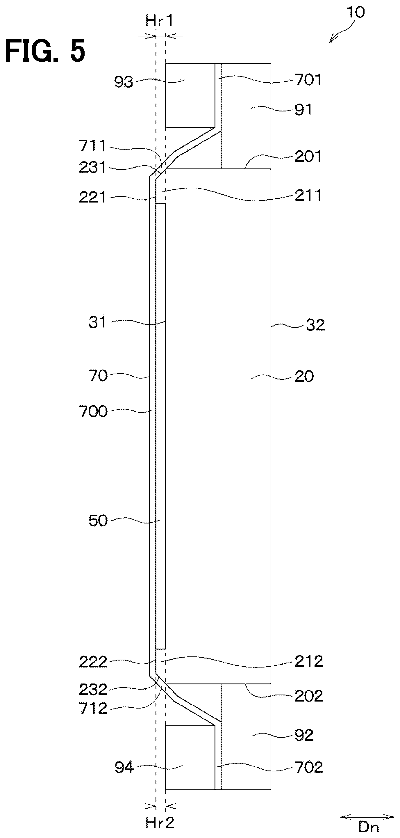 Patent US12422611 Figure 5 – Optical member