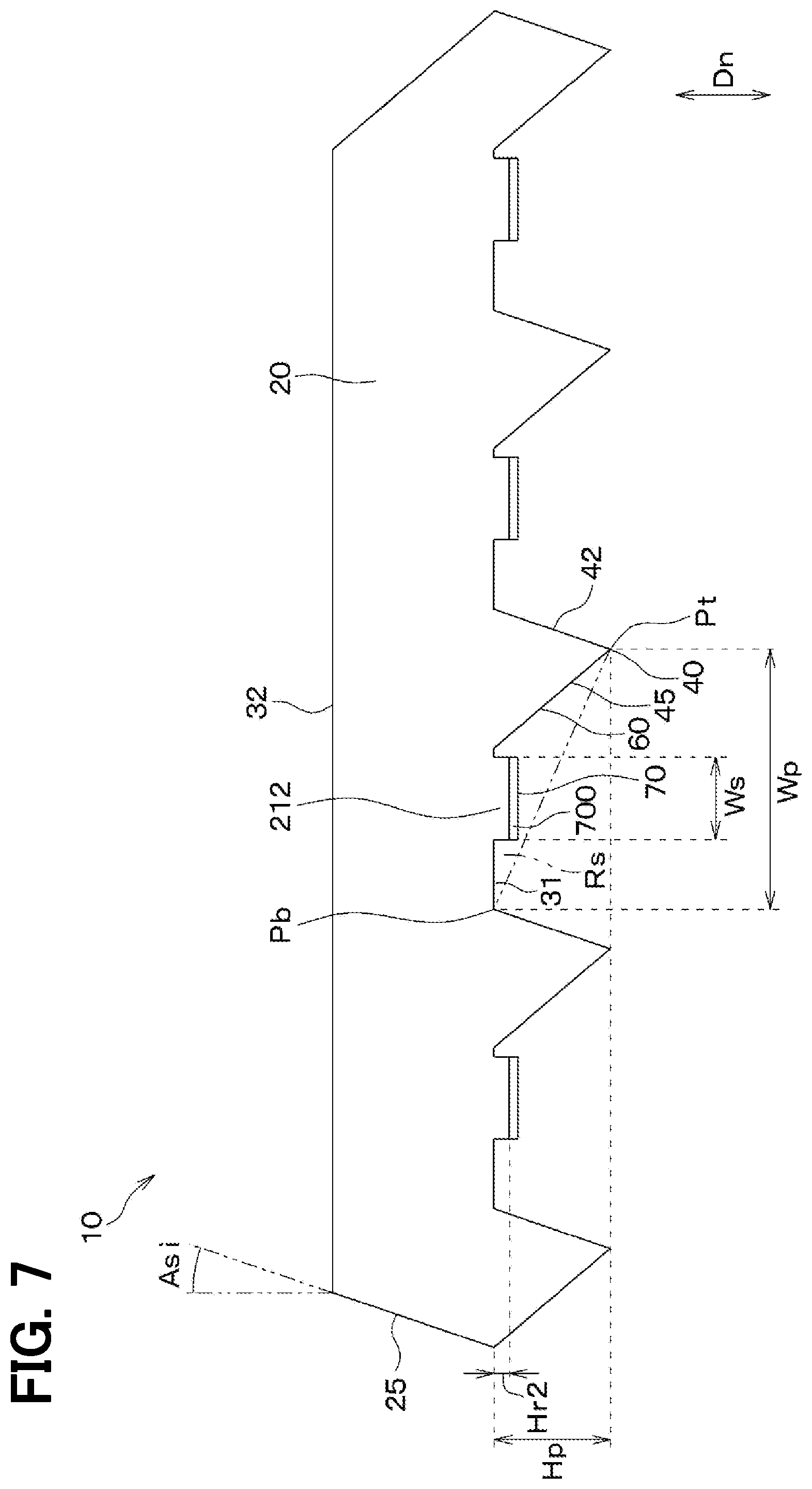 Patent US12422611 Figure 7 – Optical member
