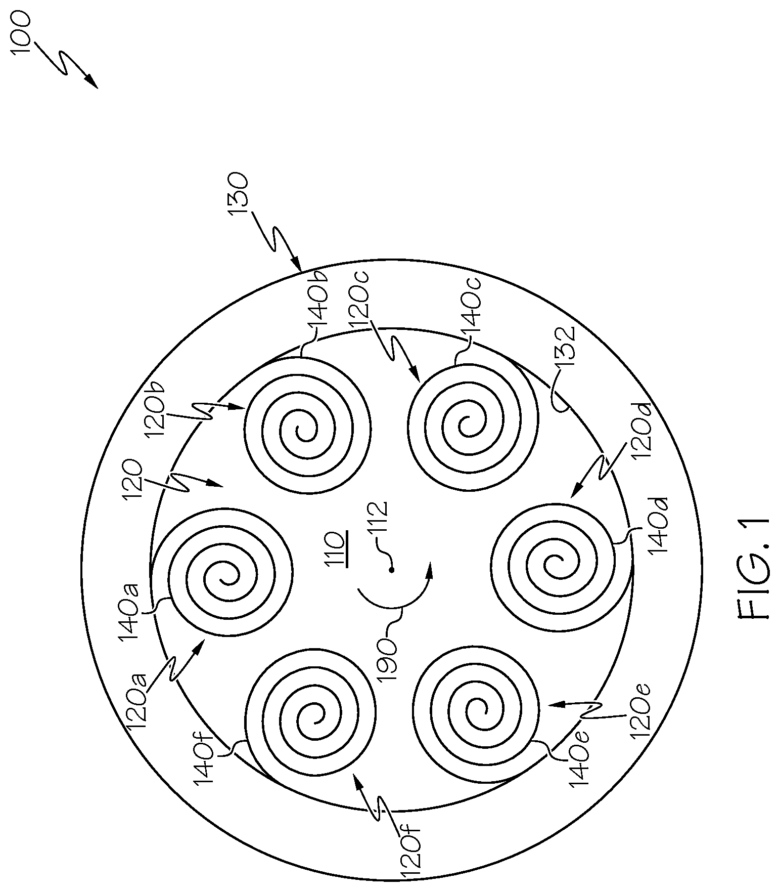 Patent US12422613 Figure 1 – Hollow-core optical fibers