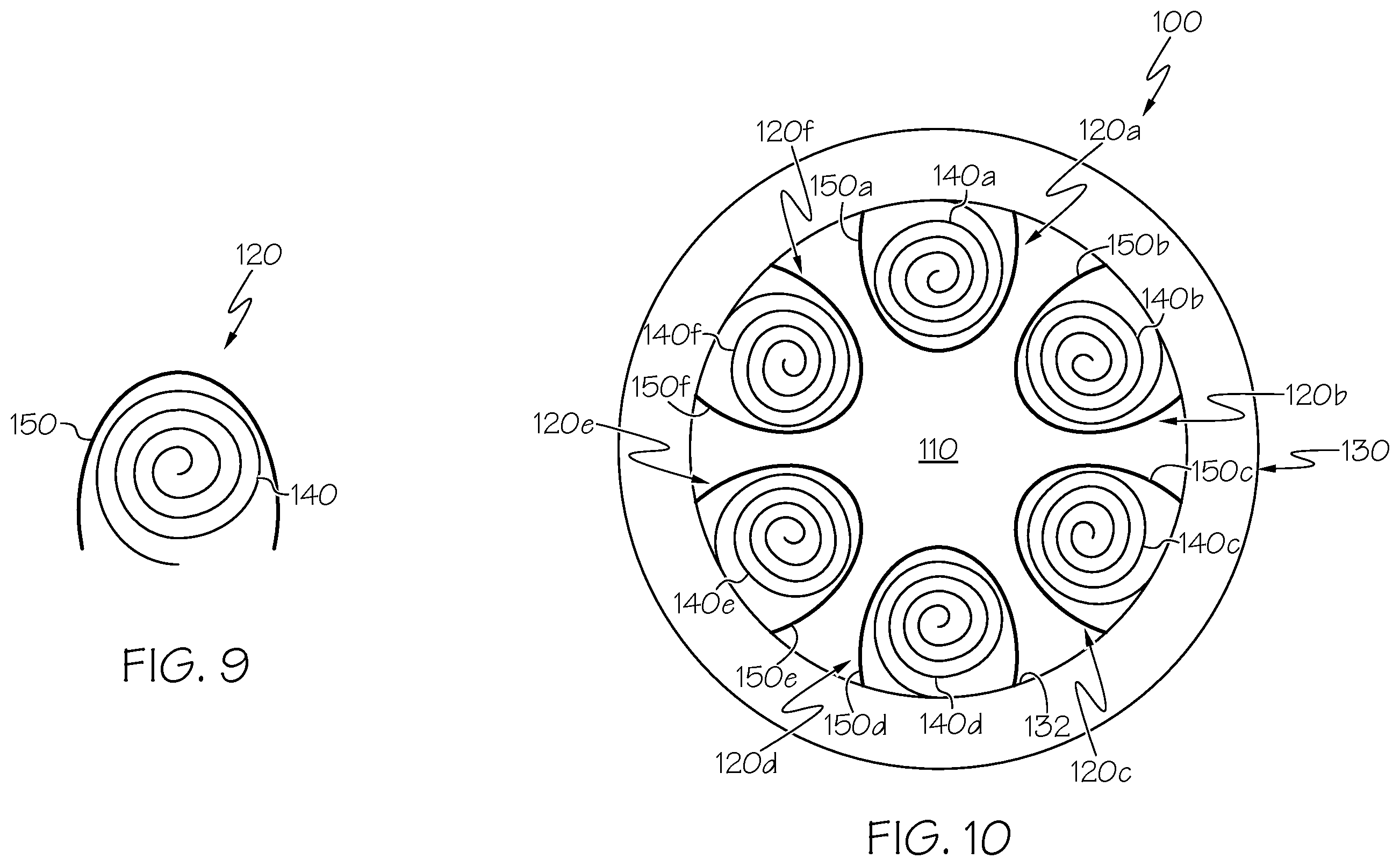 Patent US12422613 Figure 5 – Hollow-core optical fibers
