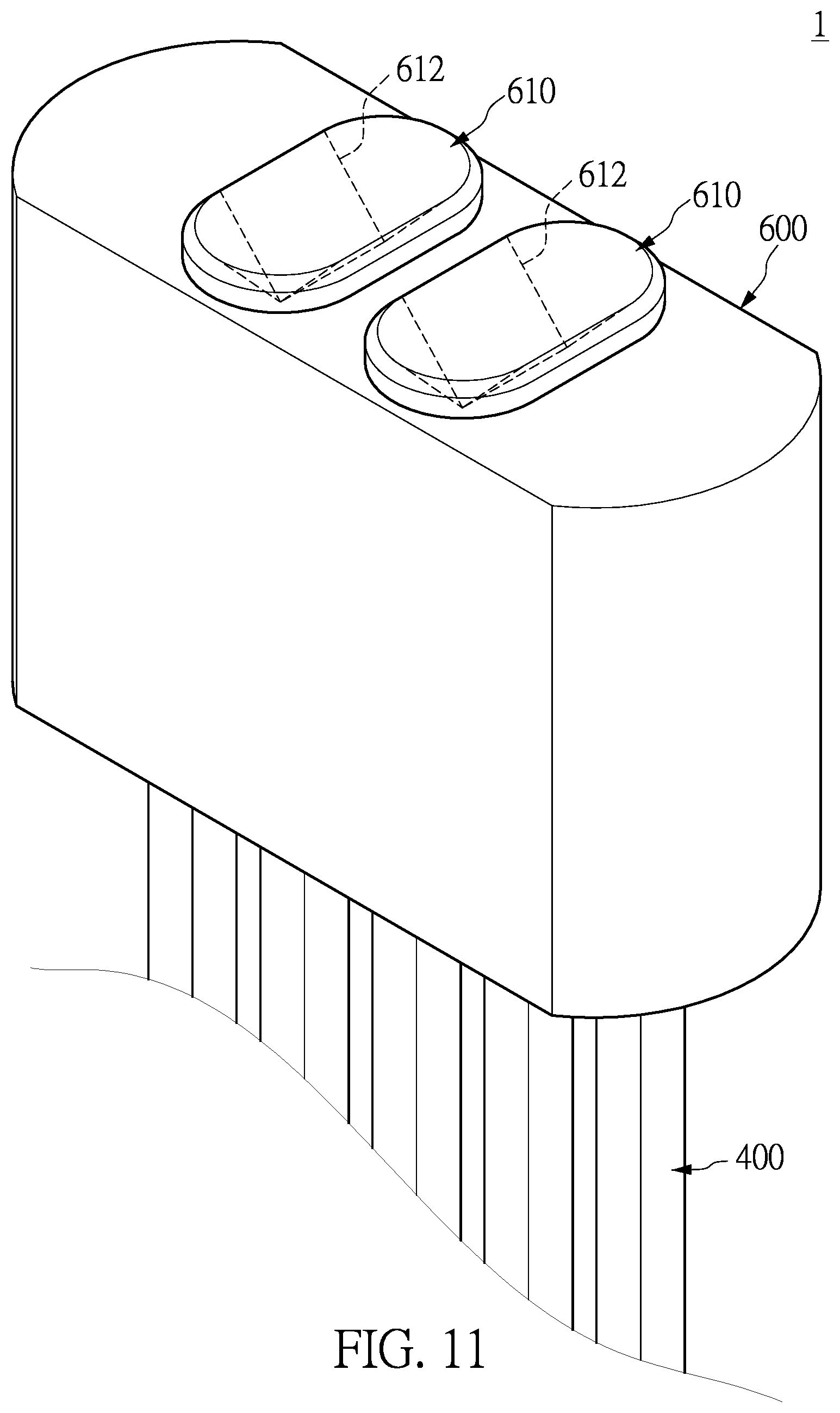 Patent US12422616 Figure 11 – Optoelectronic package structure