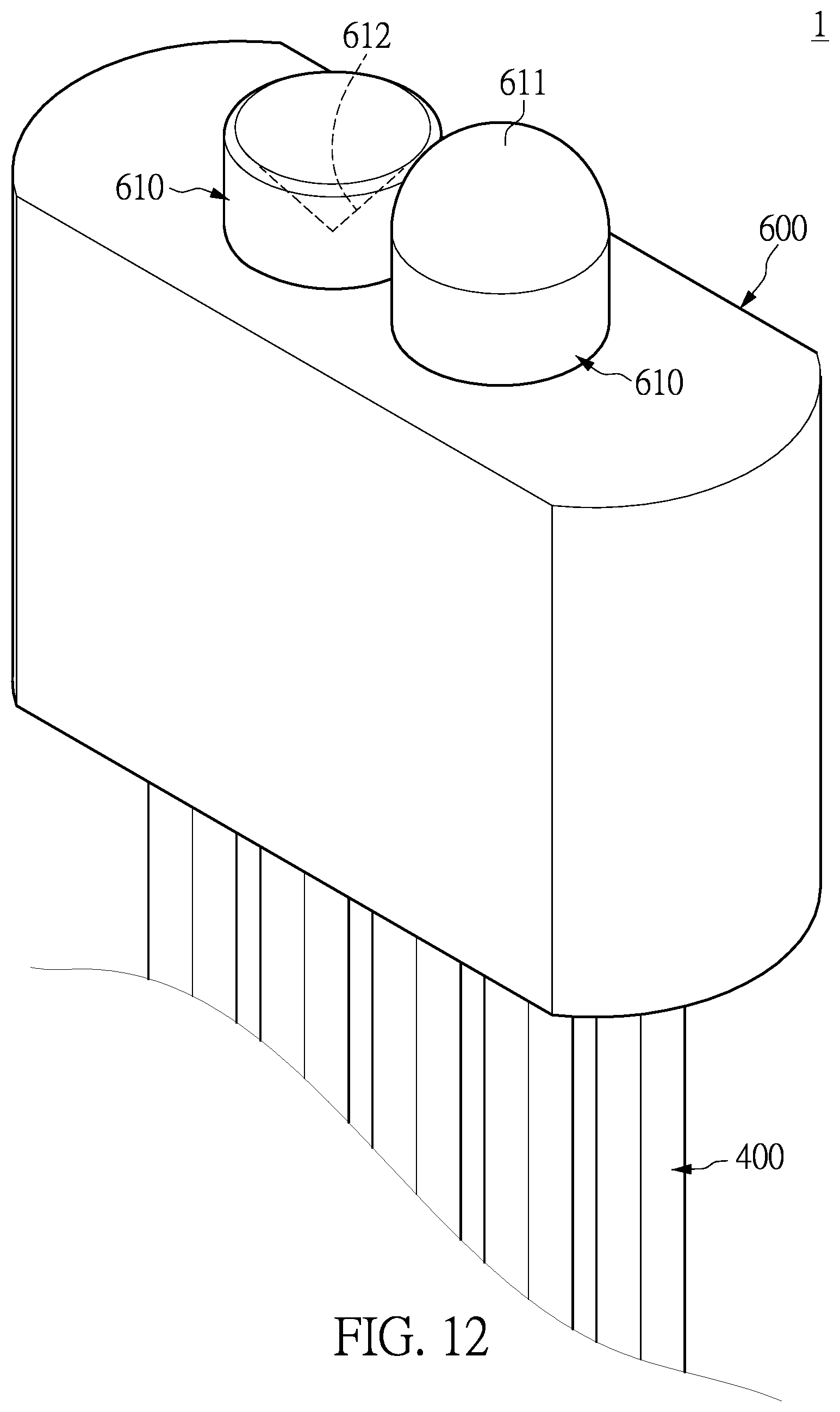 Patent US12422616 Figure 12 – Optoelectronic package structure