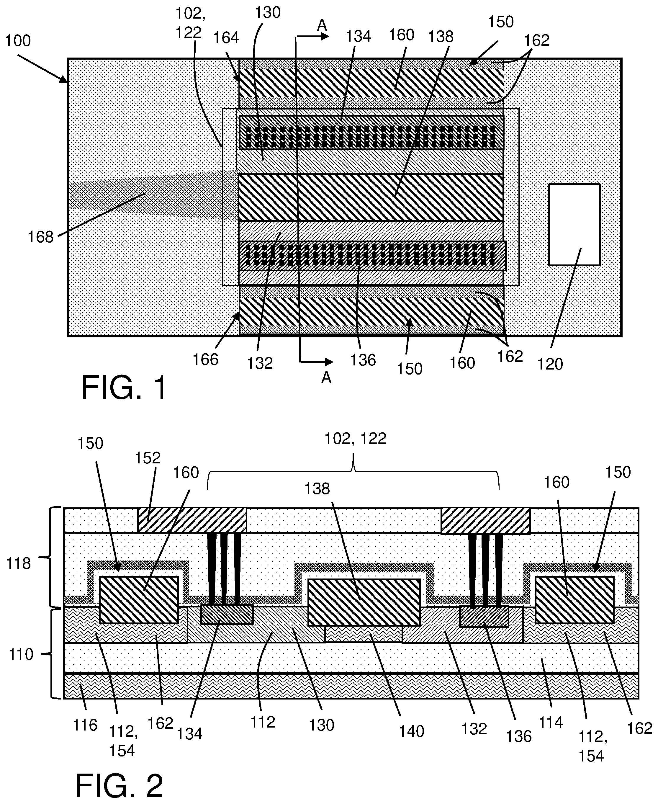 Patent US12422617 Figure 1 – Photonic integrated circuit including passive optical guard