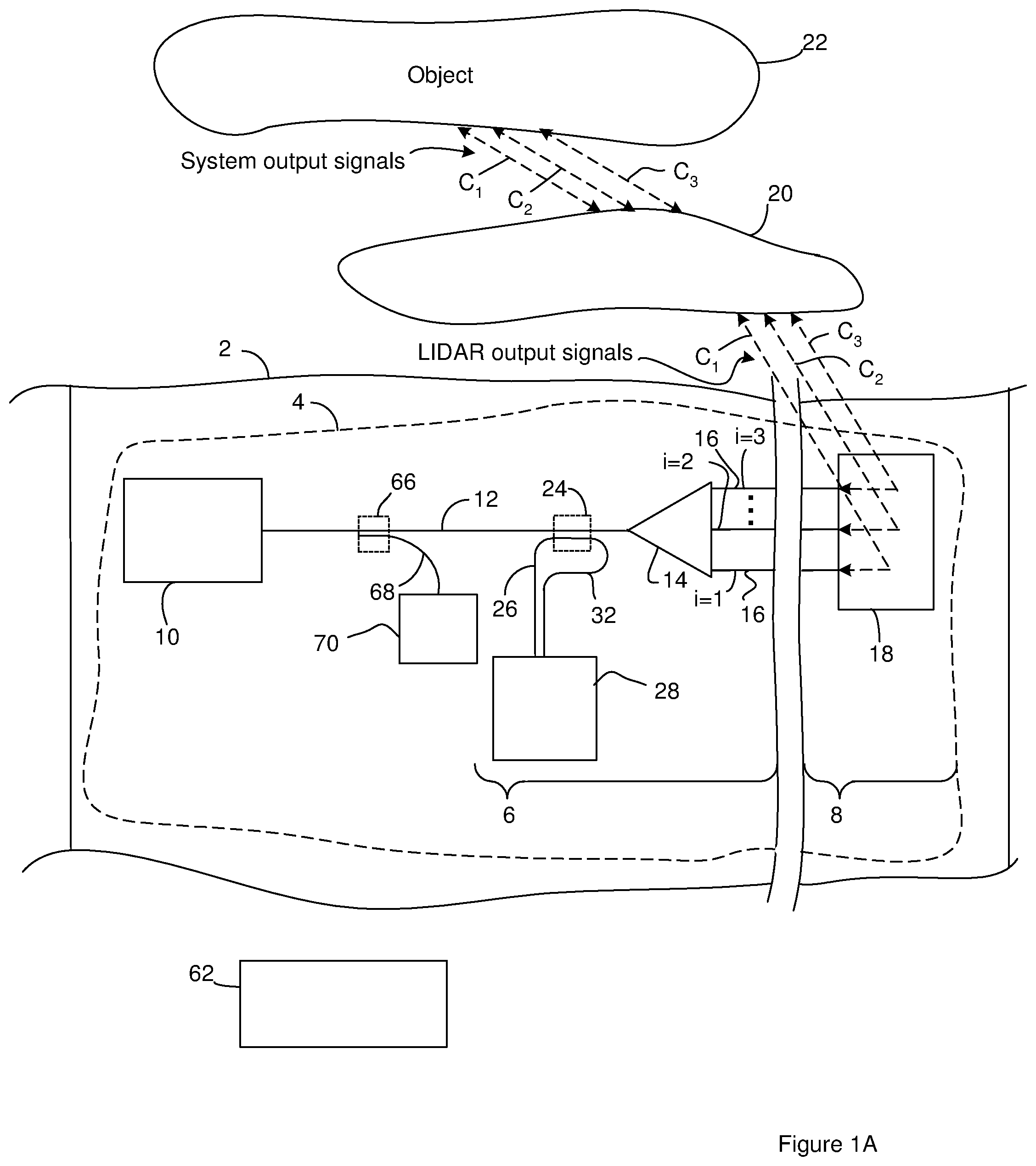 Patent US12422618 Figure 1 – Buried taper with reflecting surface