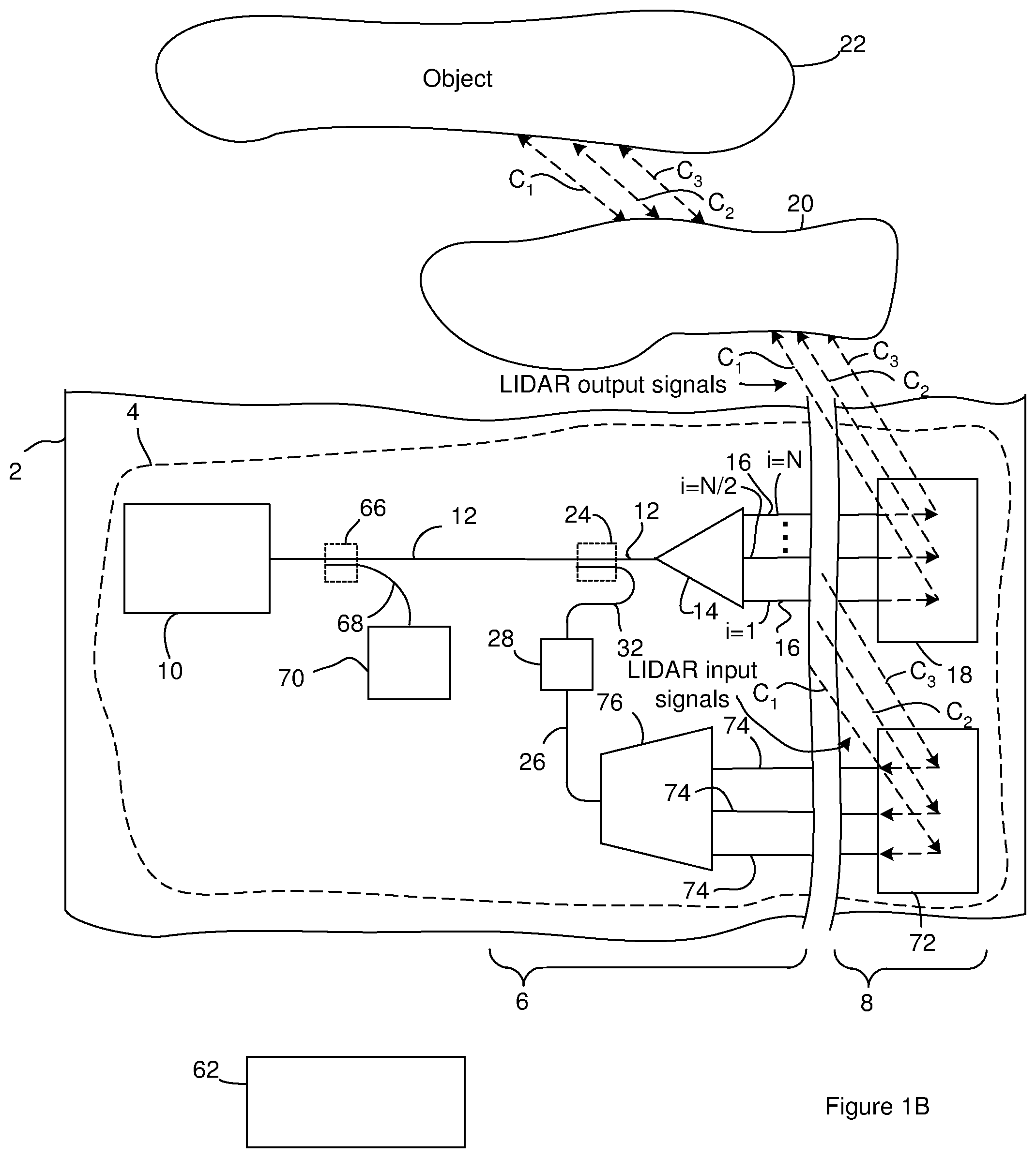 Patent US12422618 Figure 2 – Buried taper with reflecting surface