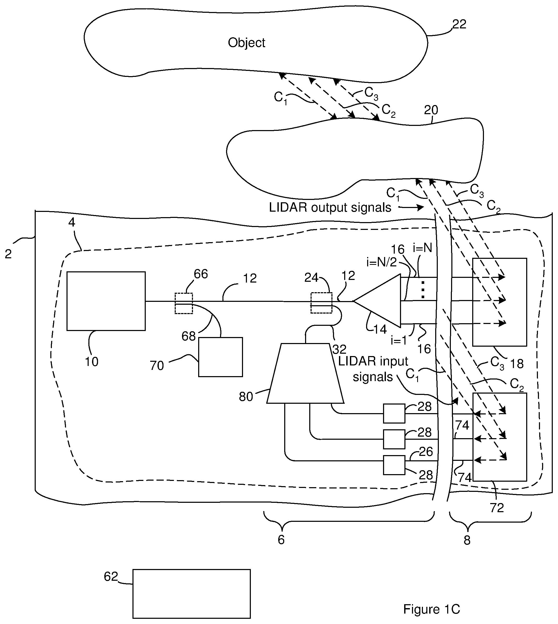 Patent US12422618 Figure 3 – Buried taper with reflecting surface