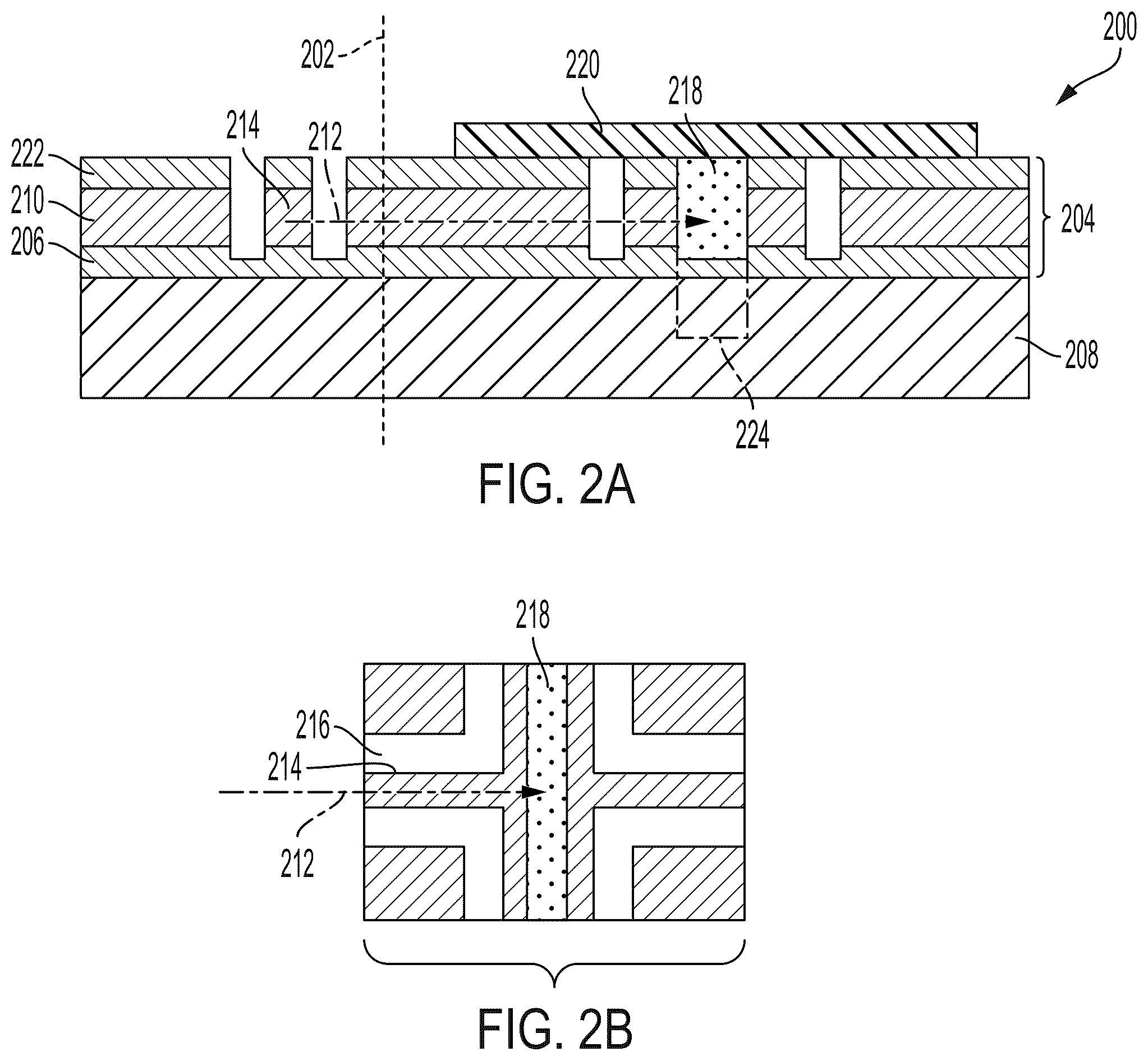 Patent US12422619 Figure 2 – Fabrication of waveguide structures