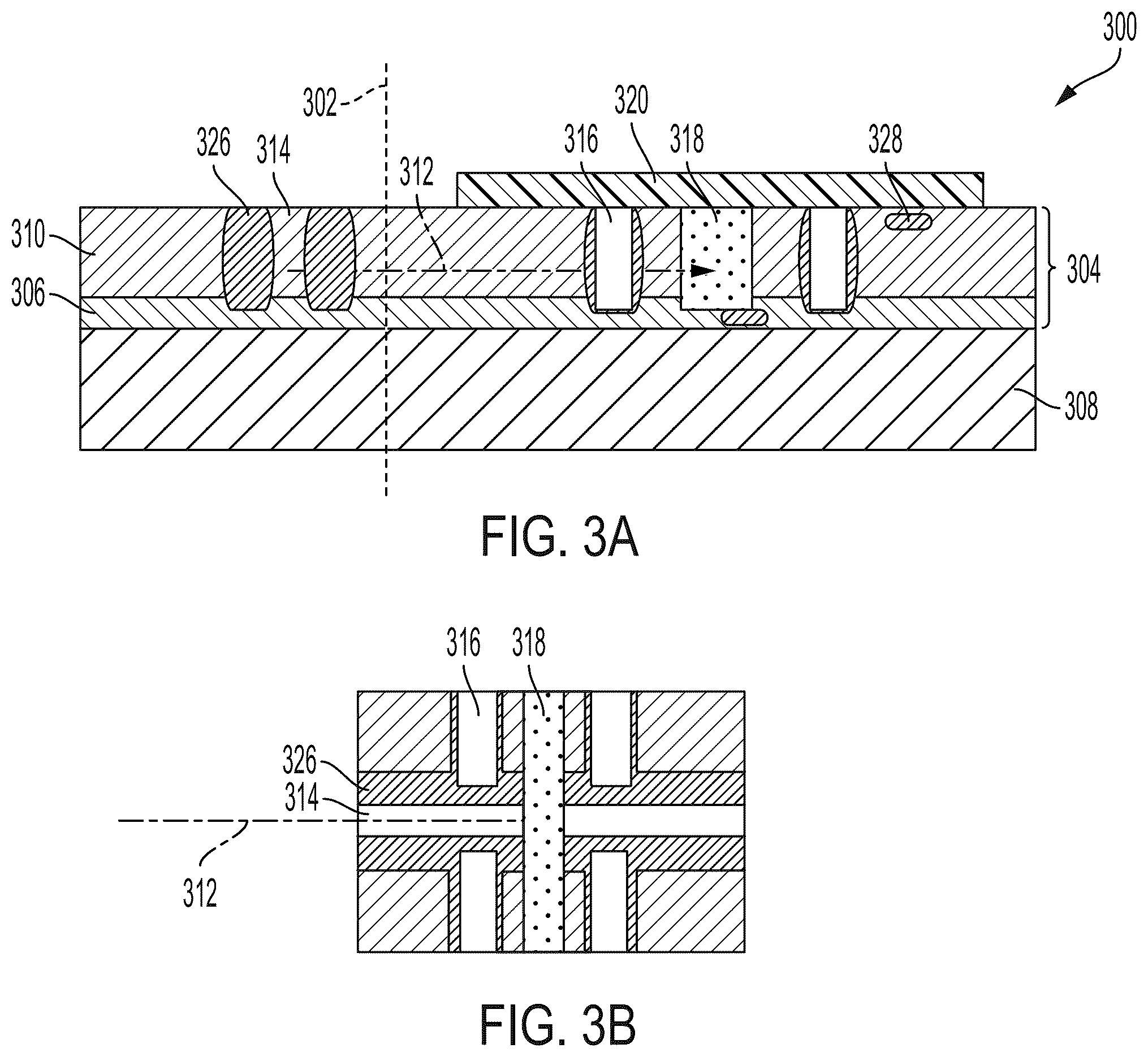 Patent US12422619 Figure 3 – Fabrication of waveguide structures