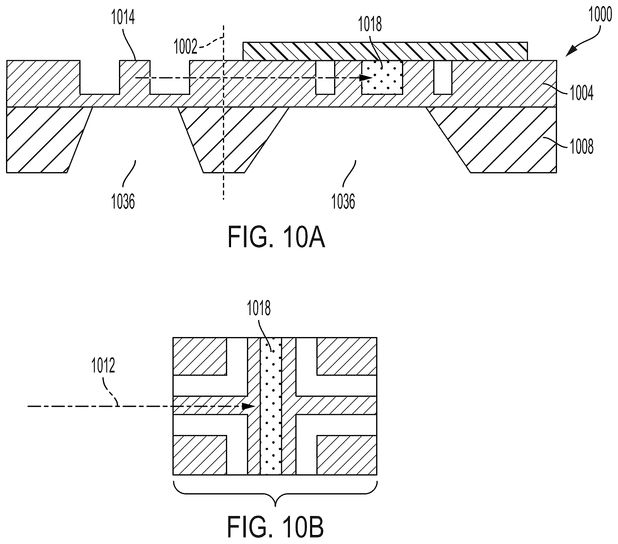 Patent US12422619 Figure 10 – Fabrication of waveguide structures