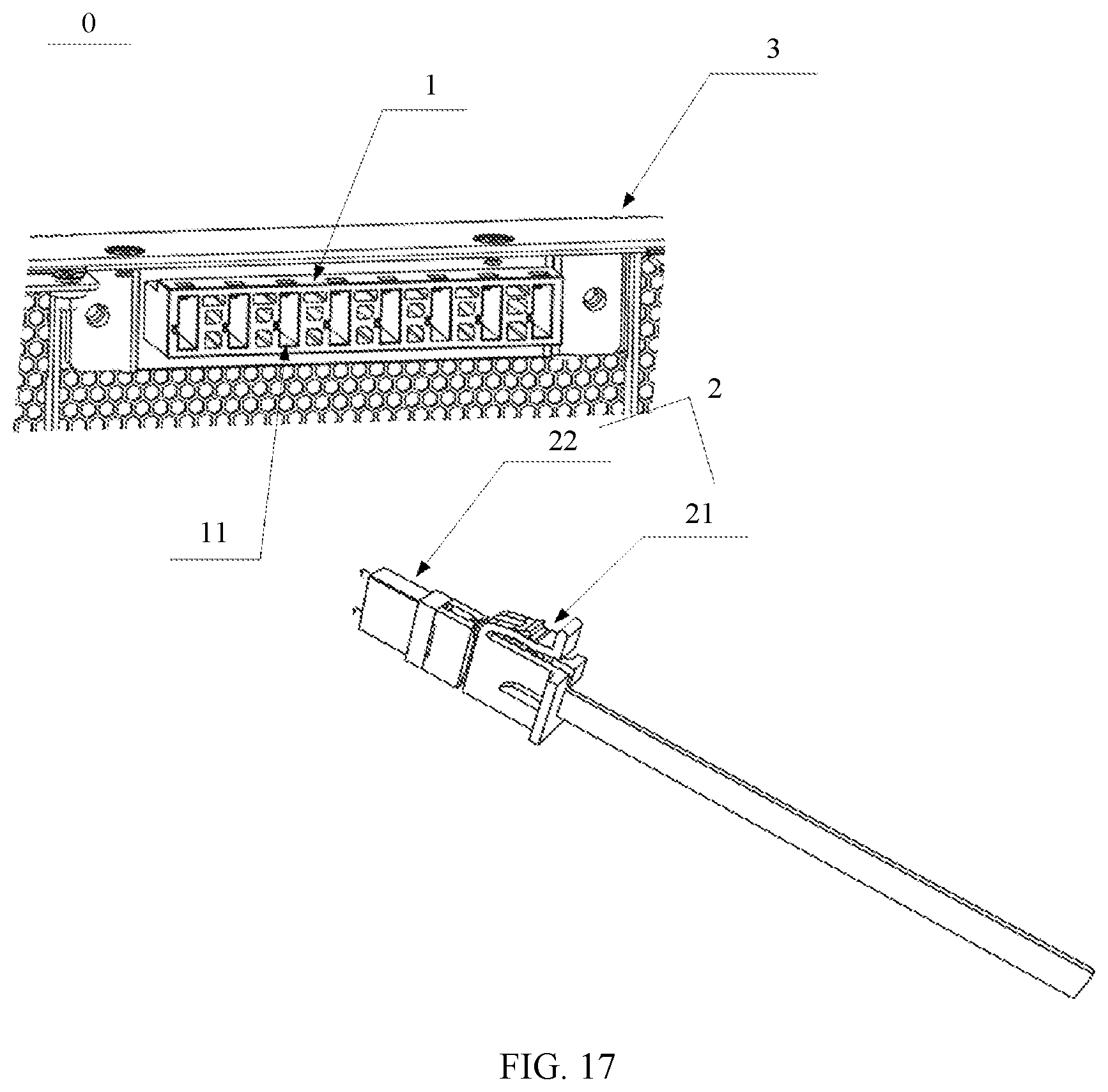 Patent US12422626 Figure 11 – Adapter assembly and optical communications device