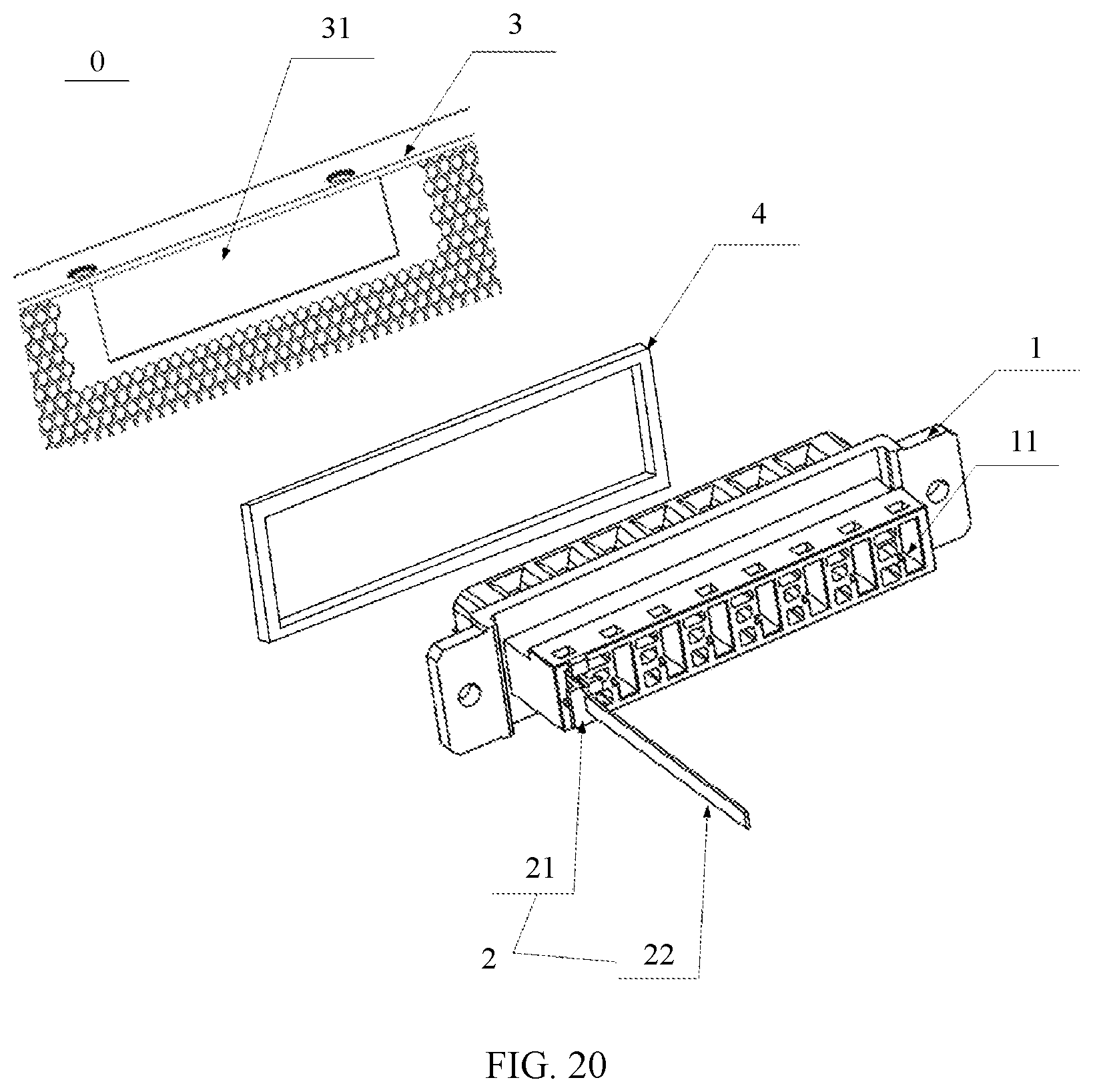 Patent US12422626 Figure 13 – Adapter assembly and optical communications device