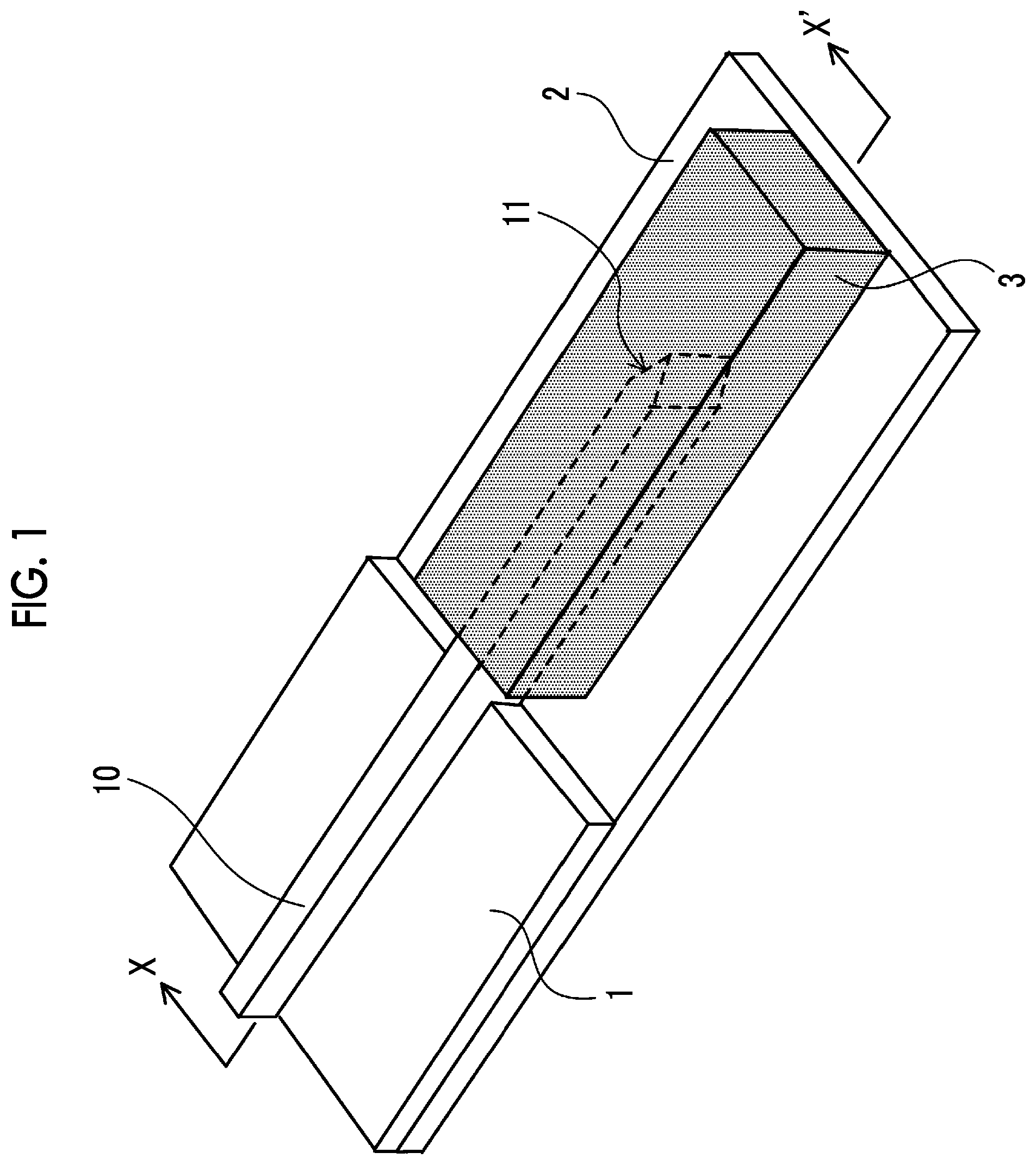 Patent US12422628 — Optical waveguide element, and optical modulation device and optical transmission apparatus using same — Figure 1