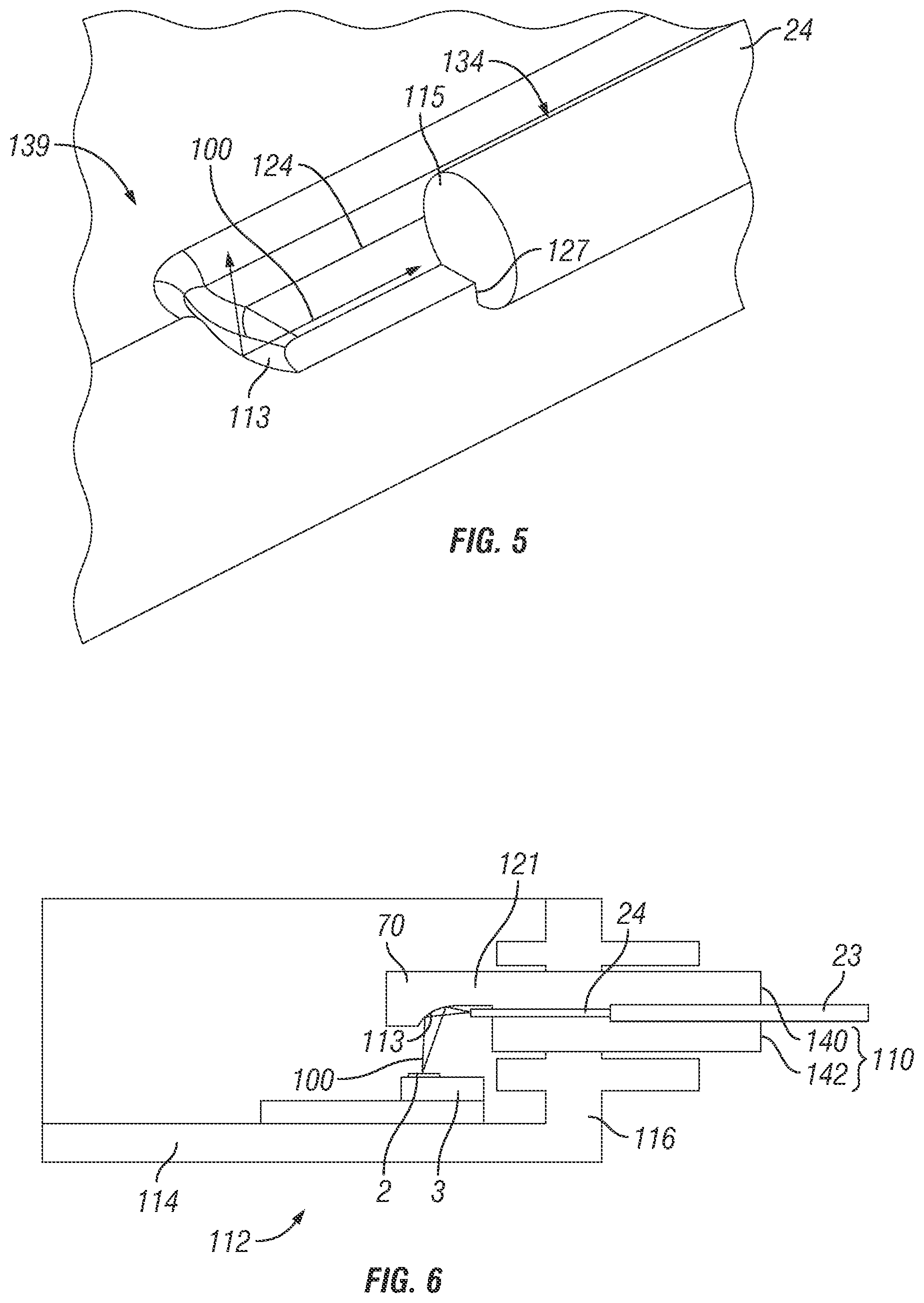 Patent US12422629 Figure 3 – Optical connection of optical fibers to grating couplers
