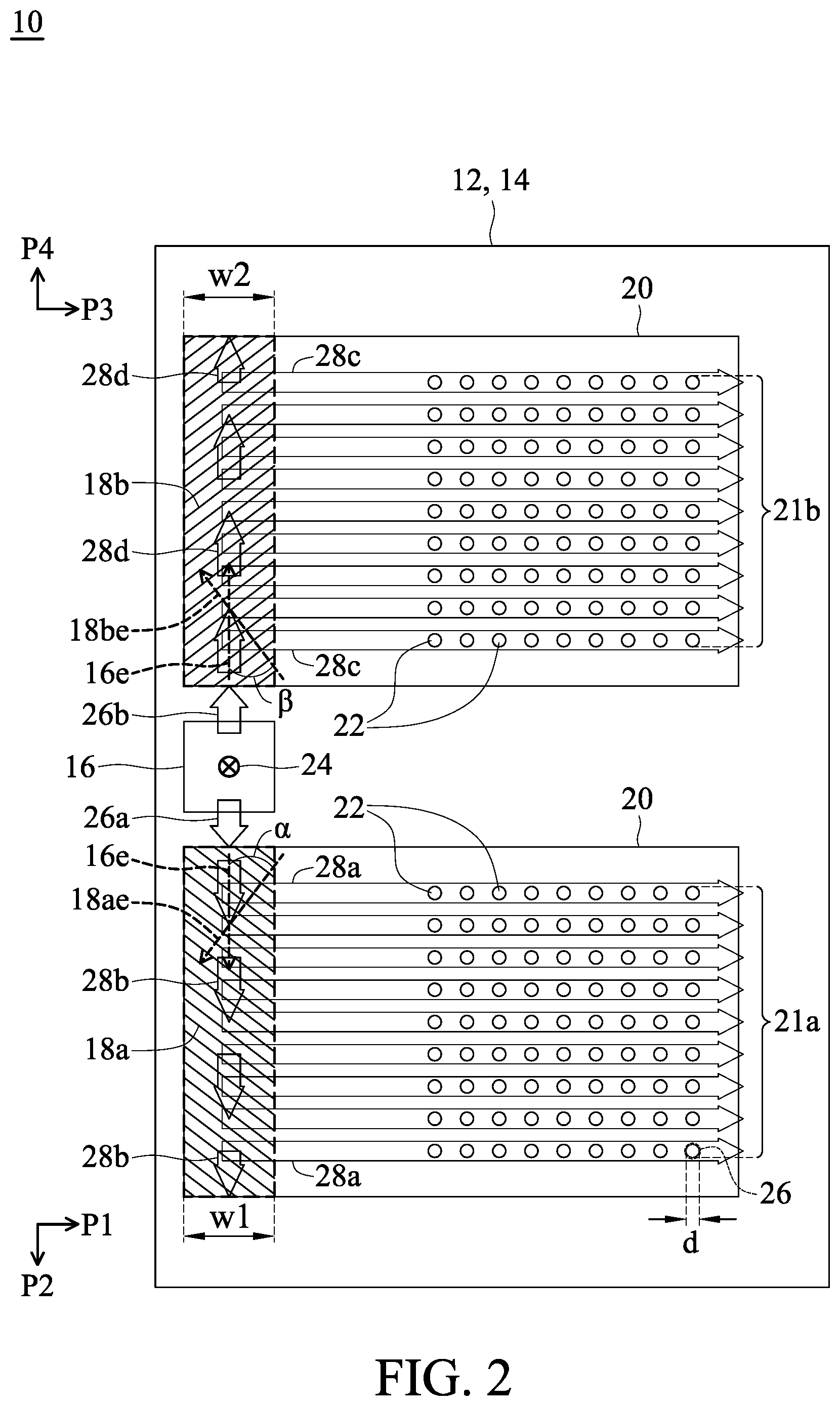 Patent US12422630 Figure 2 – Optical device