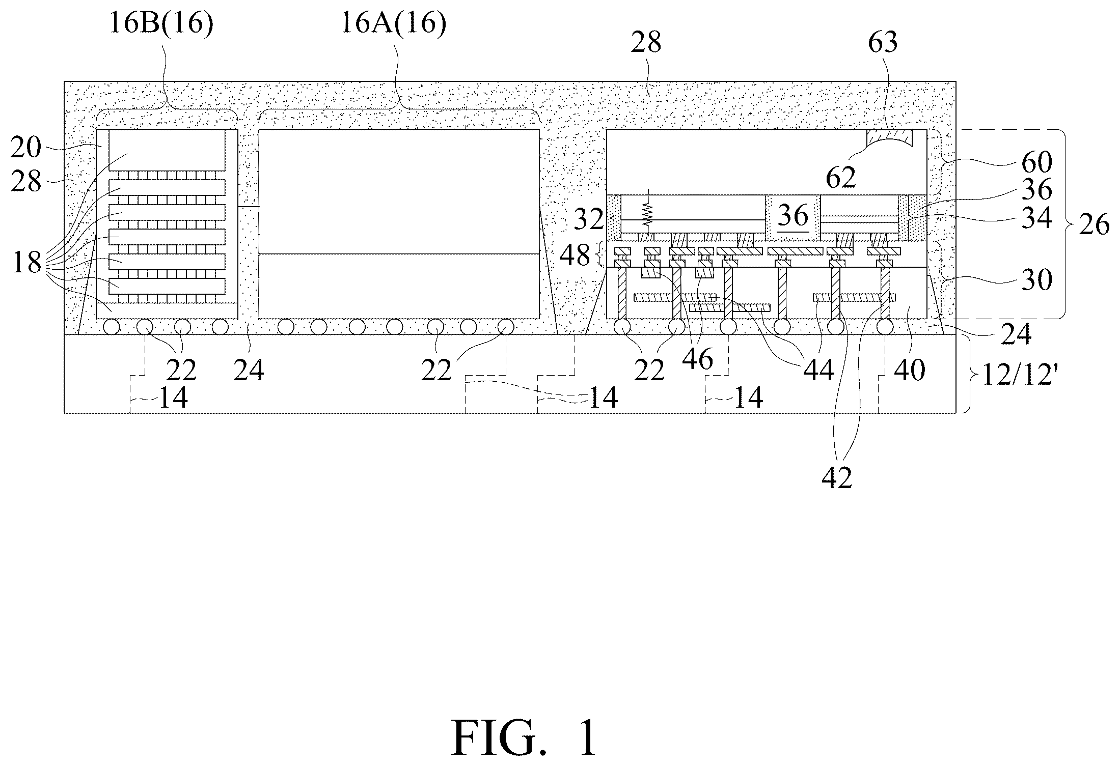 Patent US12422635 — Thermo-electric cooler for dissipating heat of optical engine — Figure 1
