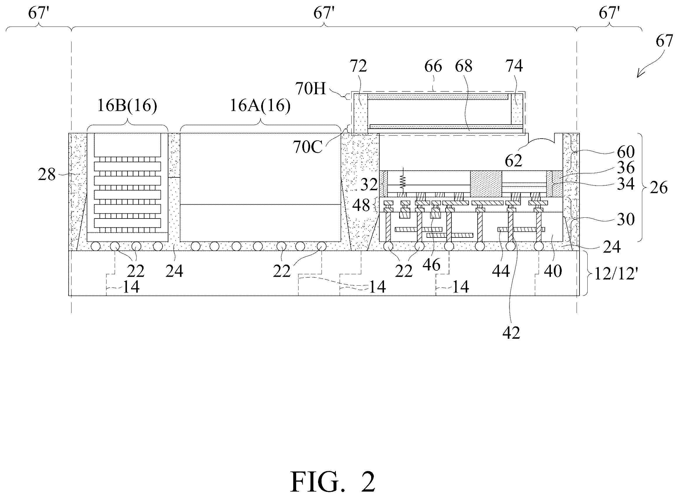 Patent US12422635 Figure 2 – Thermo-electric cooler for dissipating heat of optical engine