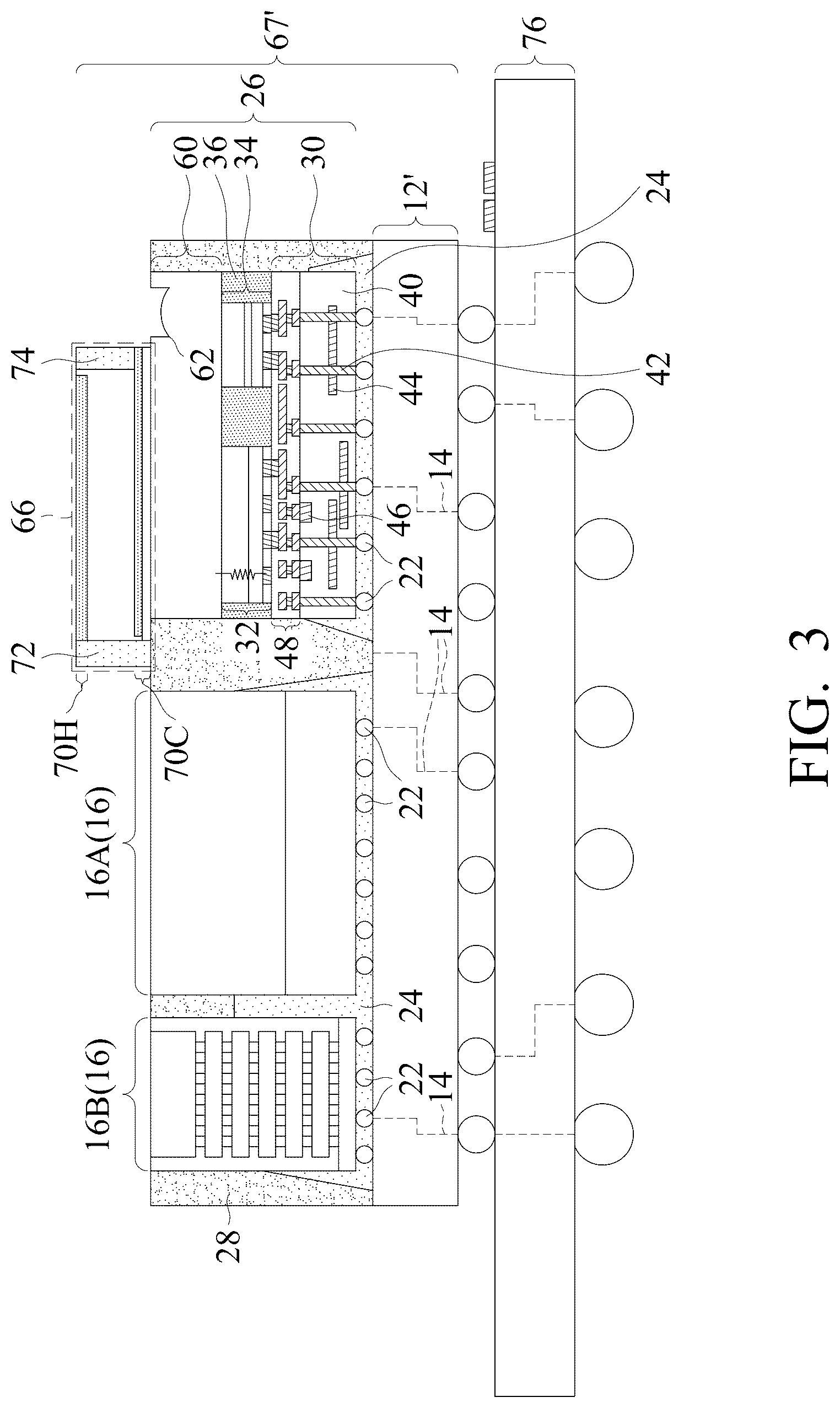 Patent US12422635 Figure 3 – Thermo-electric cooler for dissipating heat of optical engine
