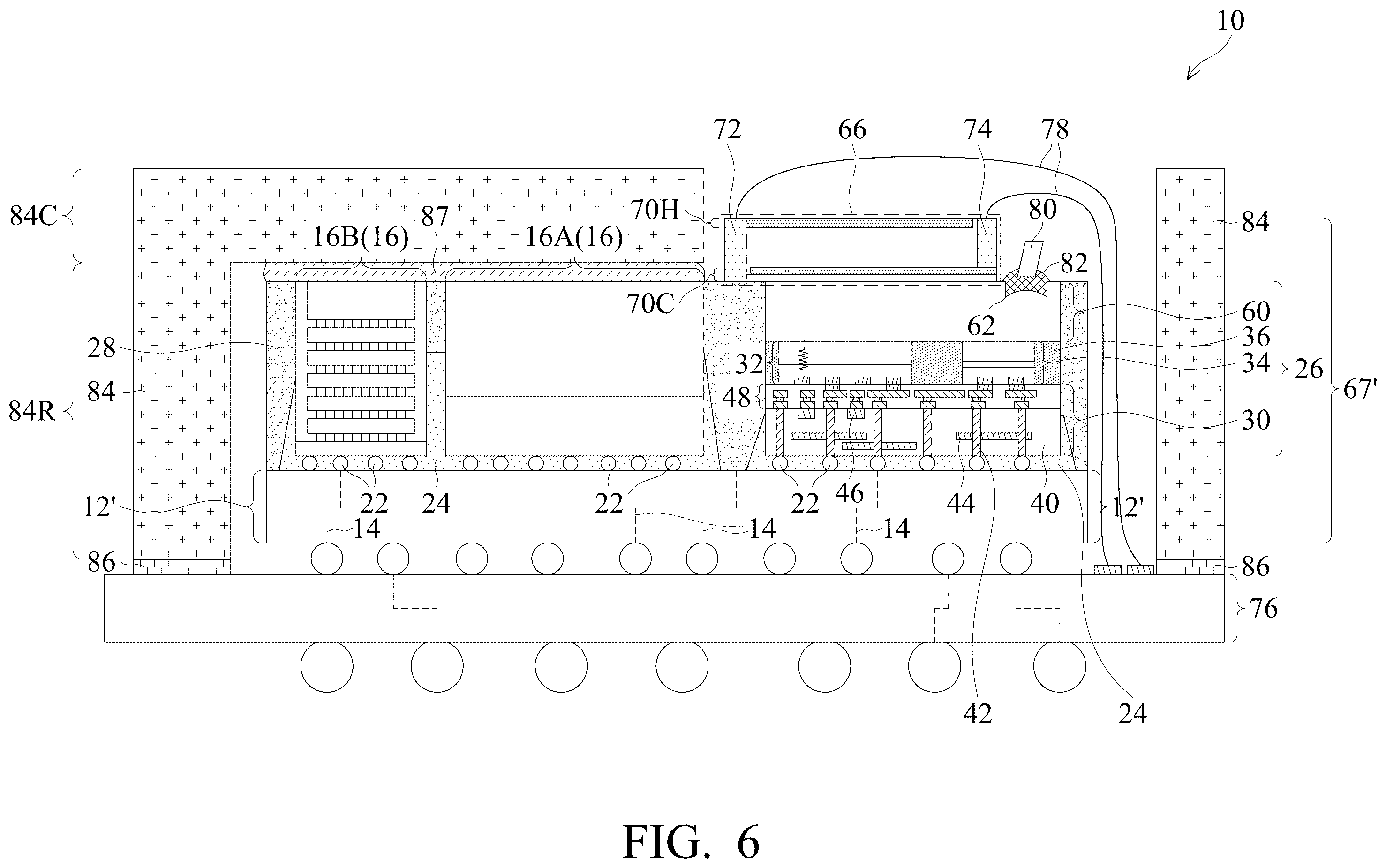Patent US12422635 Figure 6 – Thermo-electric cooler for dissipating heat of optical engine
