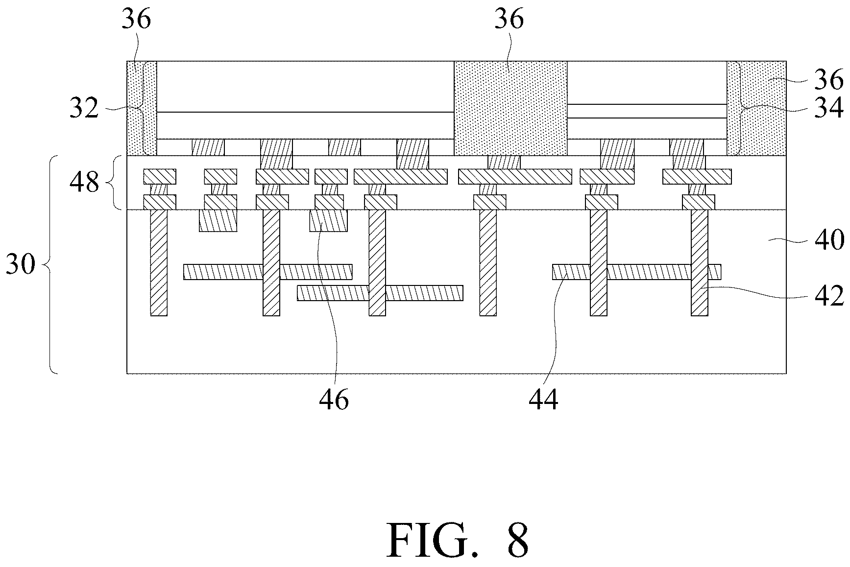 Patent US12422635 Figure 8 – Thermo-electric cooler for dissipating heat of optical engine