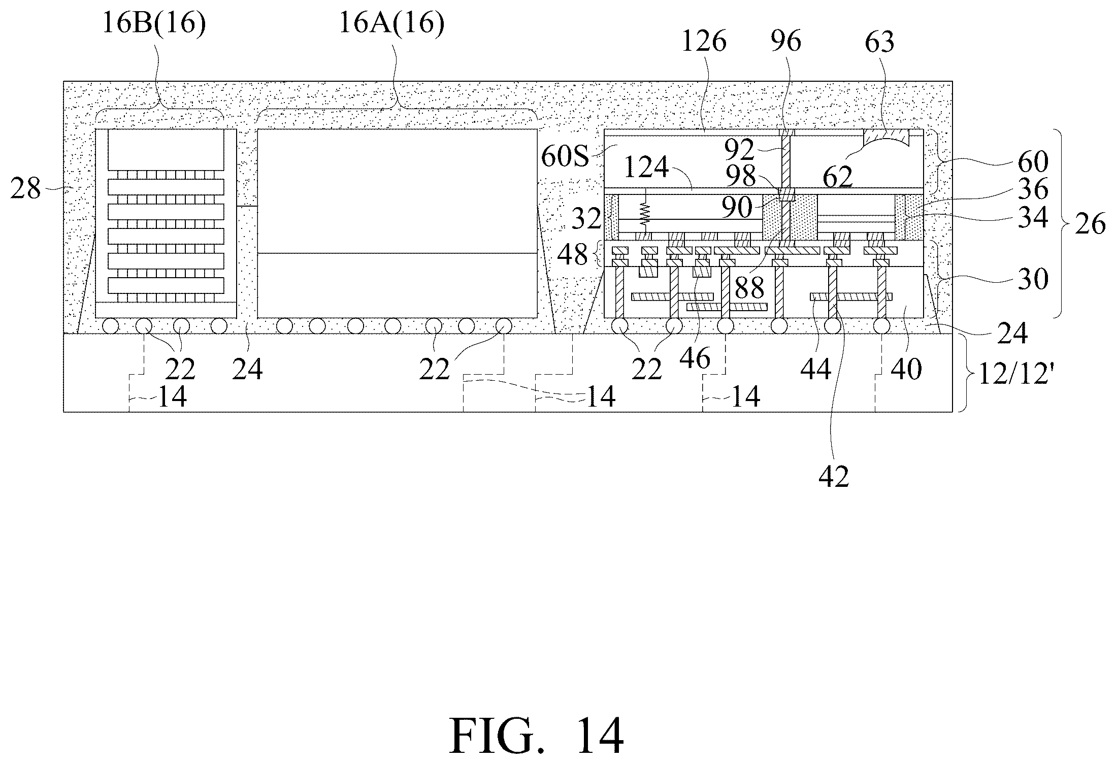 Patent US12422635 Figure 14 – Thermo-electric cooler for dissipating heat of optical engine