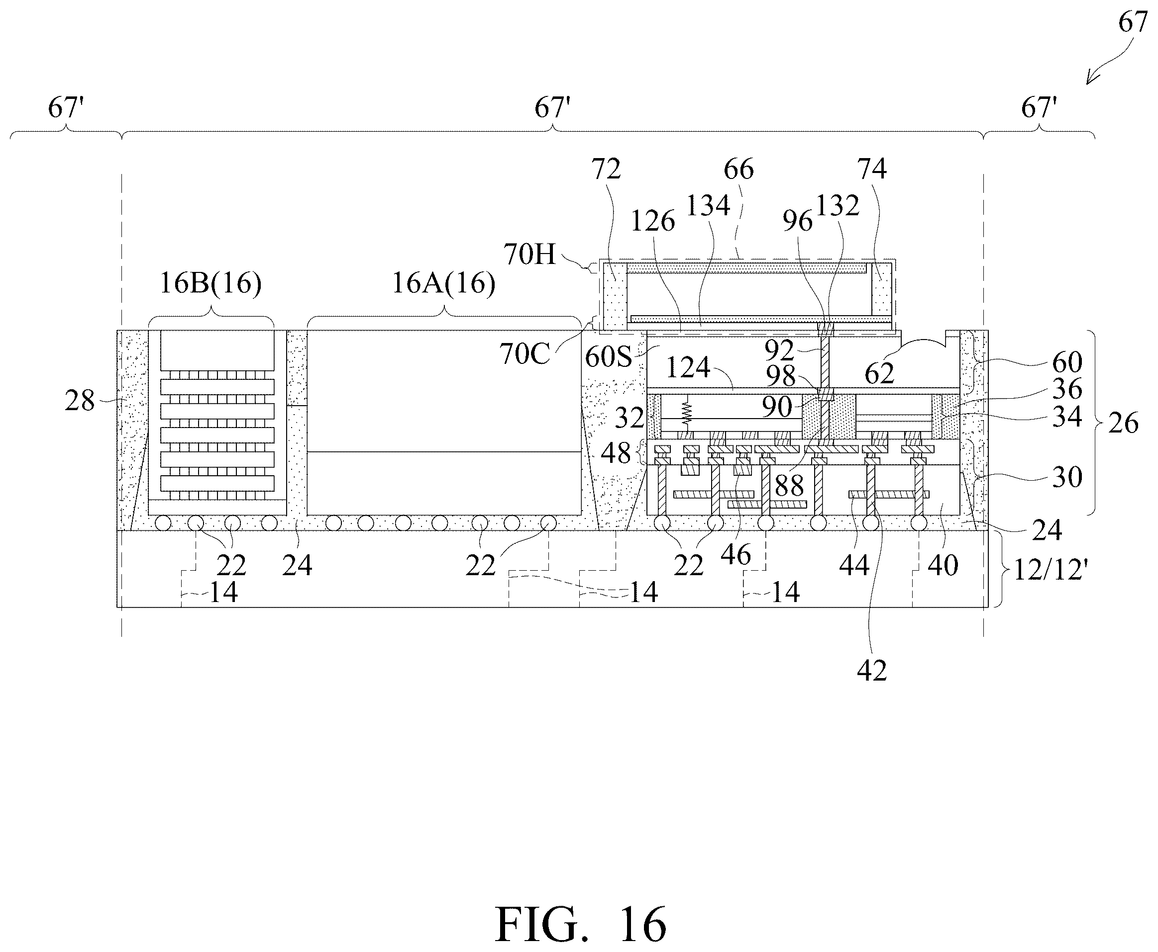 Patent US12422635 Figure 16 – Thermo-electric cooler for dissipating heat of optical engine