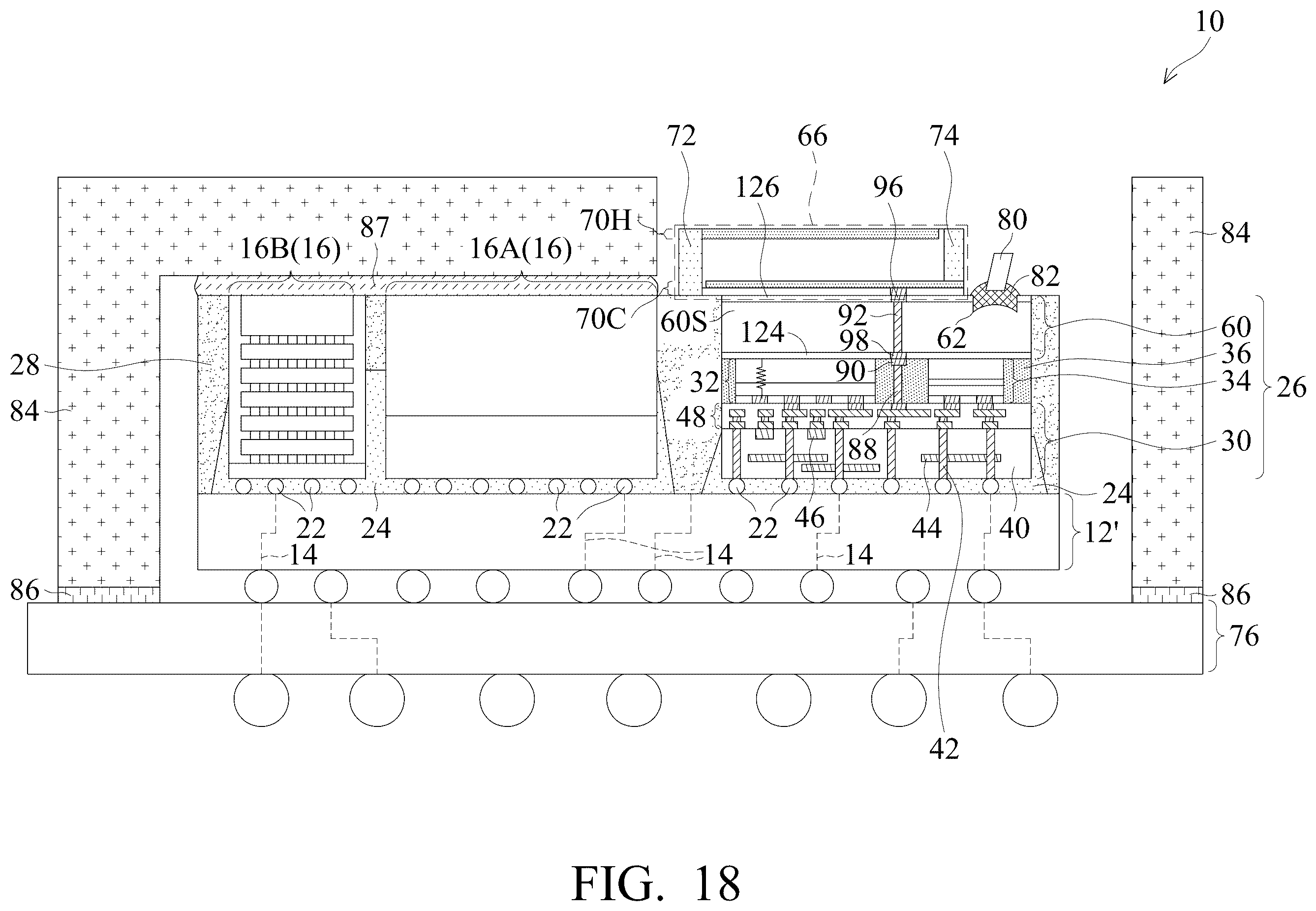 Patent US12422635 Figure 18 – Thermo-electric cooler for dissipating heat of optical engine