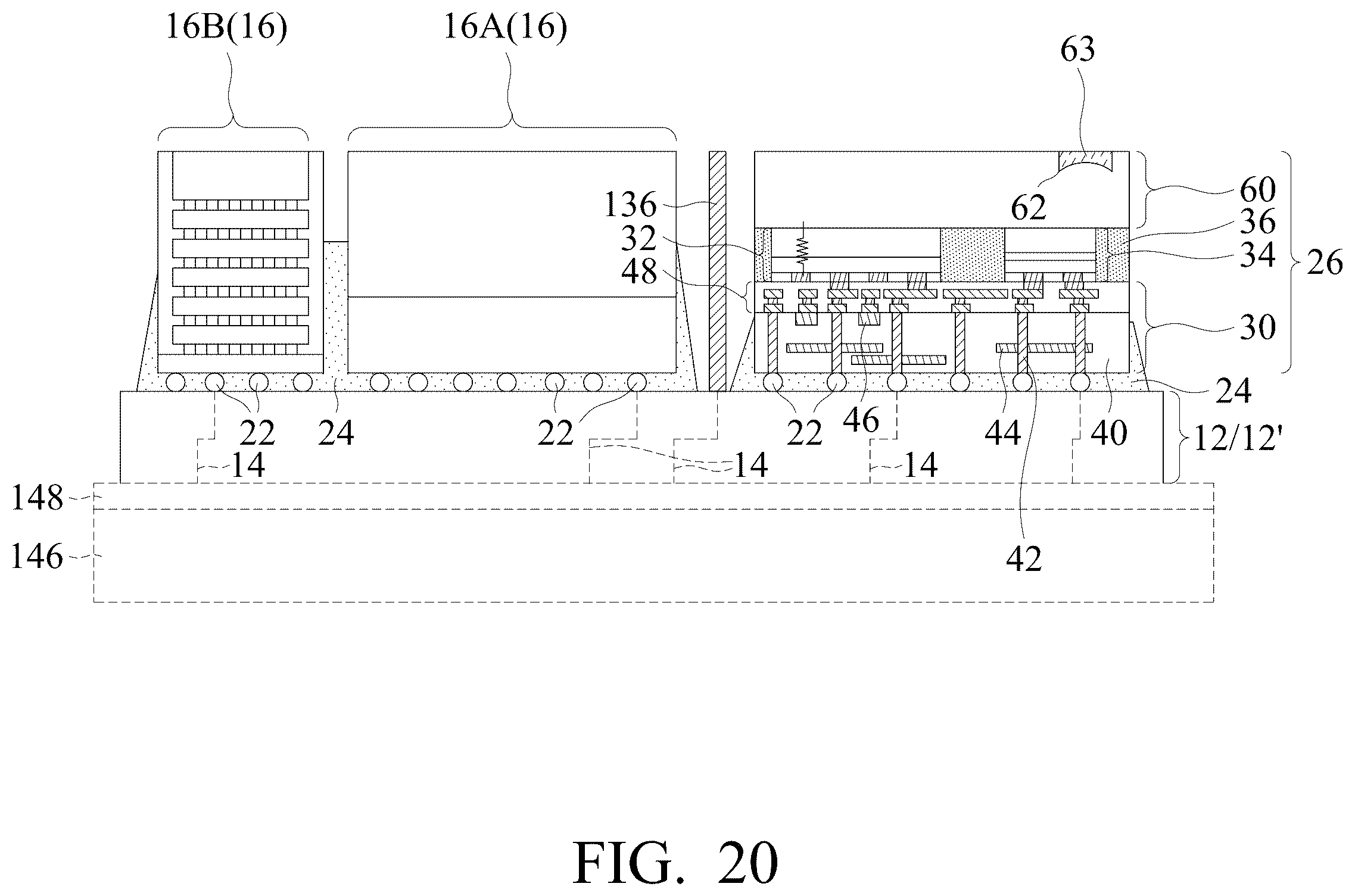 Patent US12422635 Figure 20 – Thermo-electric cooler for dissipating heat of optical engine