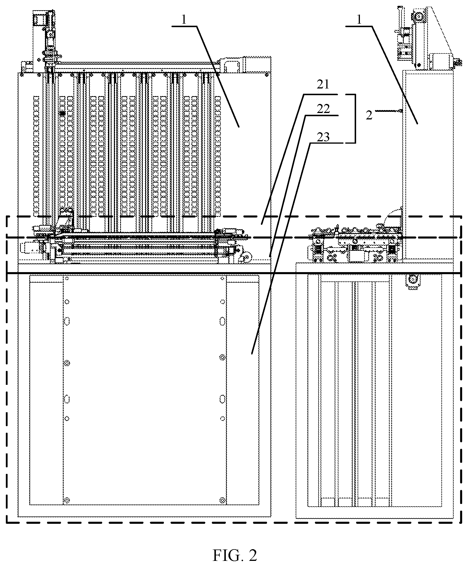 Patent US12422637 Figure 2 – Optical fiber distribution device, and optical fiber scheduling method and system