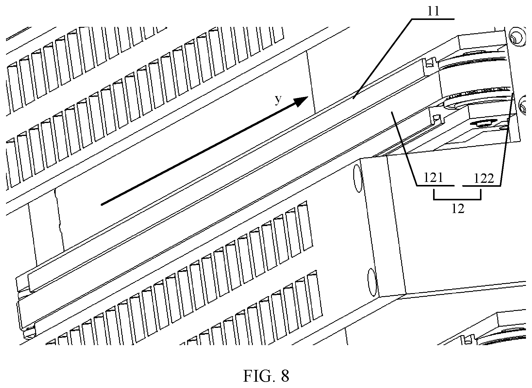 Patent US12422637 Figure 7 – Optical fiber distribution device, and optical fiber scheduling method and system