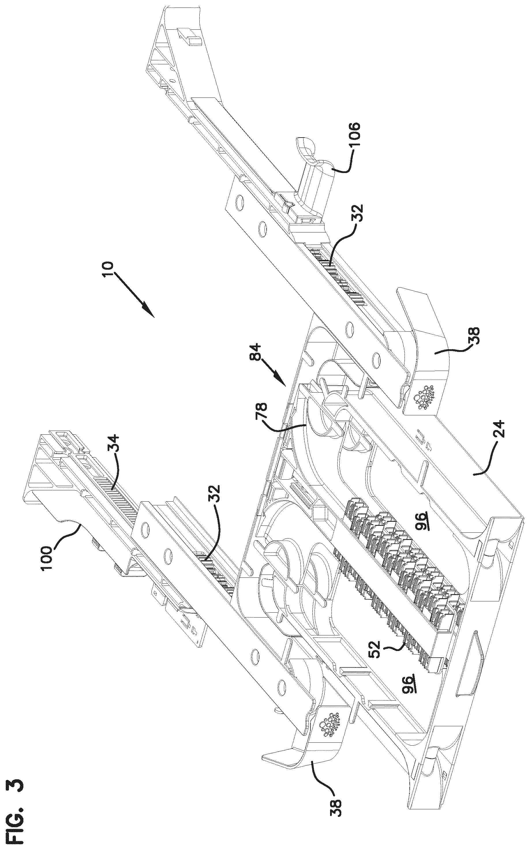 Patent US12422640 Figure 3 – Optical fiber distribution system