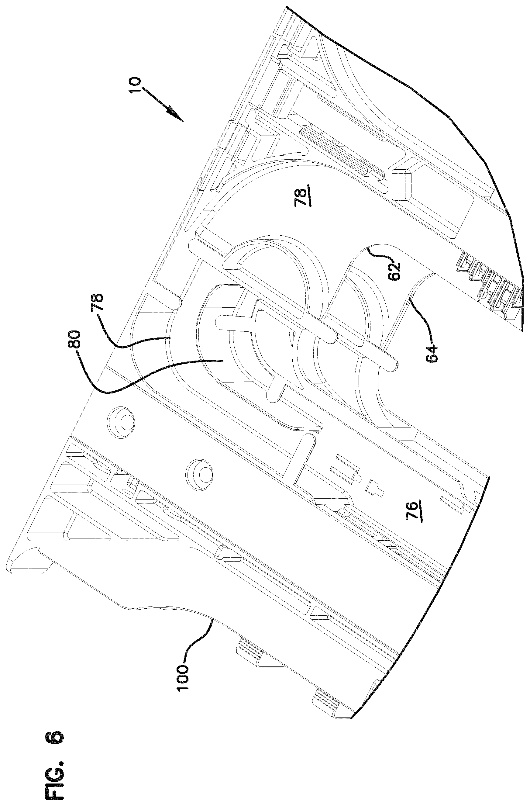 Patent US12422640 Figure 6 – Optical fiber distribution system