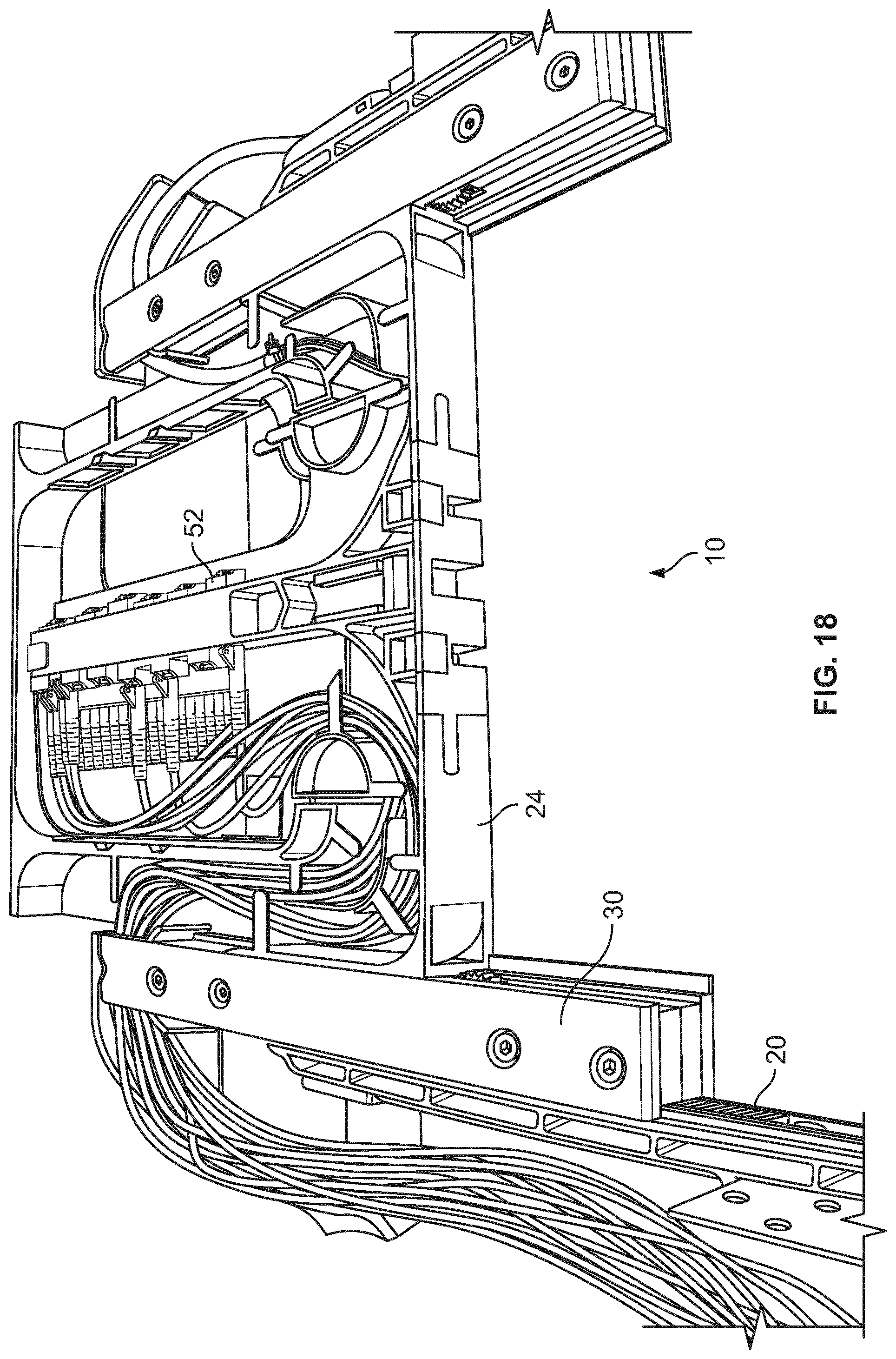 Patent US12422640 Figure 18 – Optical fiber distribution system
