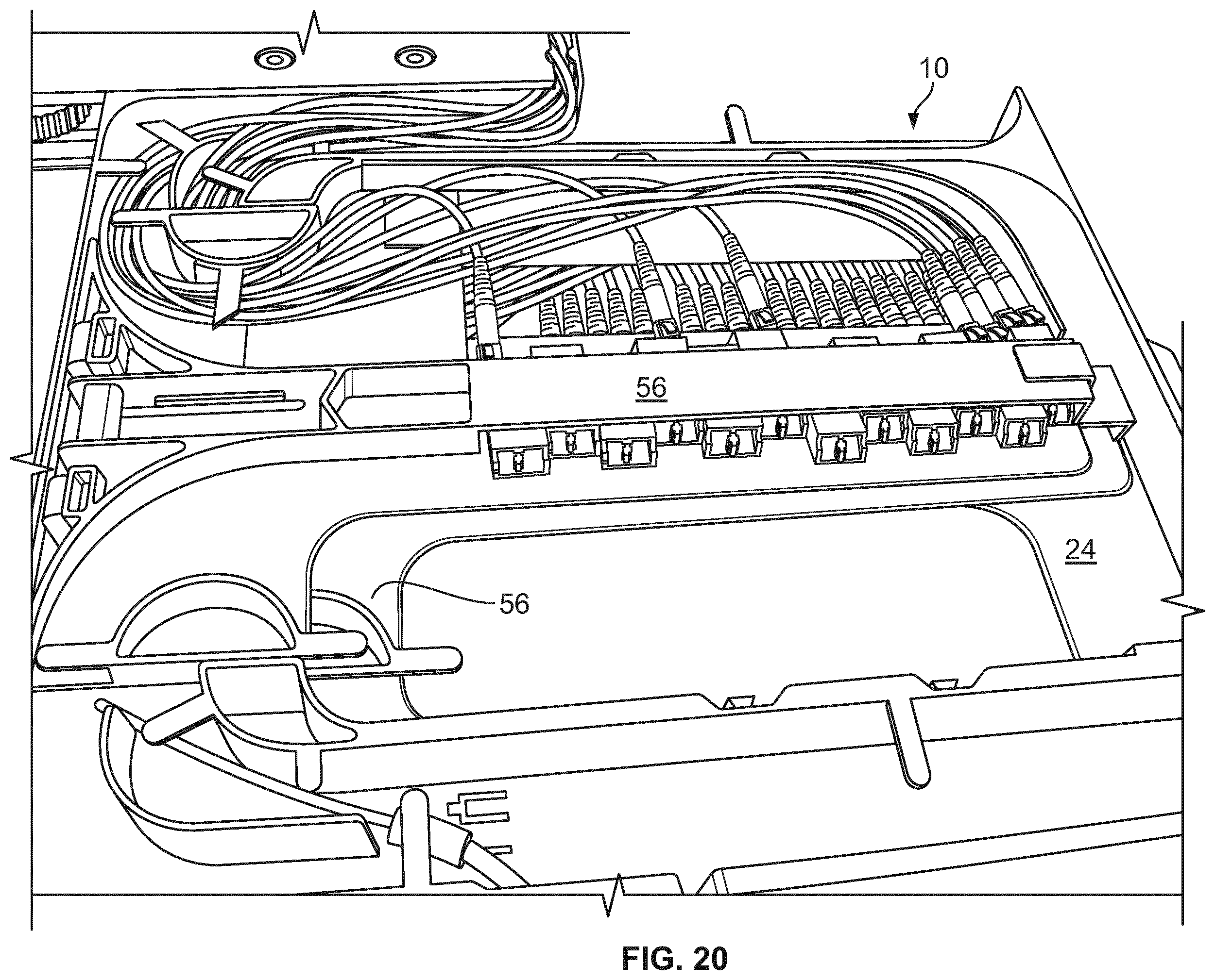 Patent US12422640 Figure 20 – Optical fiber distribution system