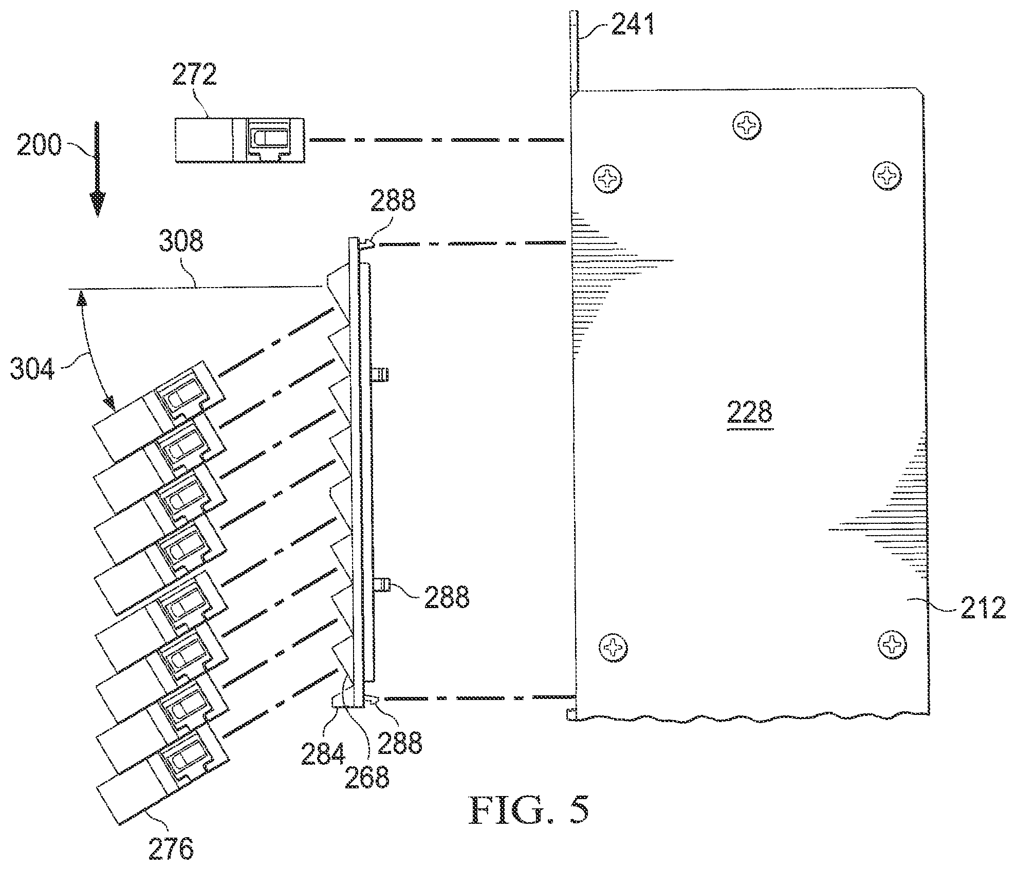 Patent US12422641 Figure 5 – Fiber optic splitter modules and systems