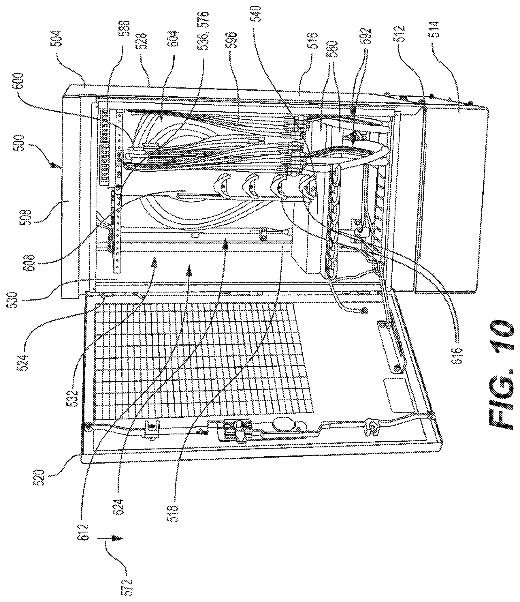 Patent US12422641 Figure 10 – Fiber optic splitter modules and systems