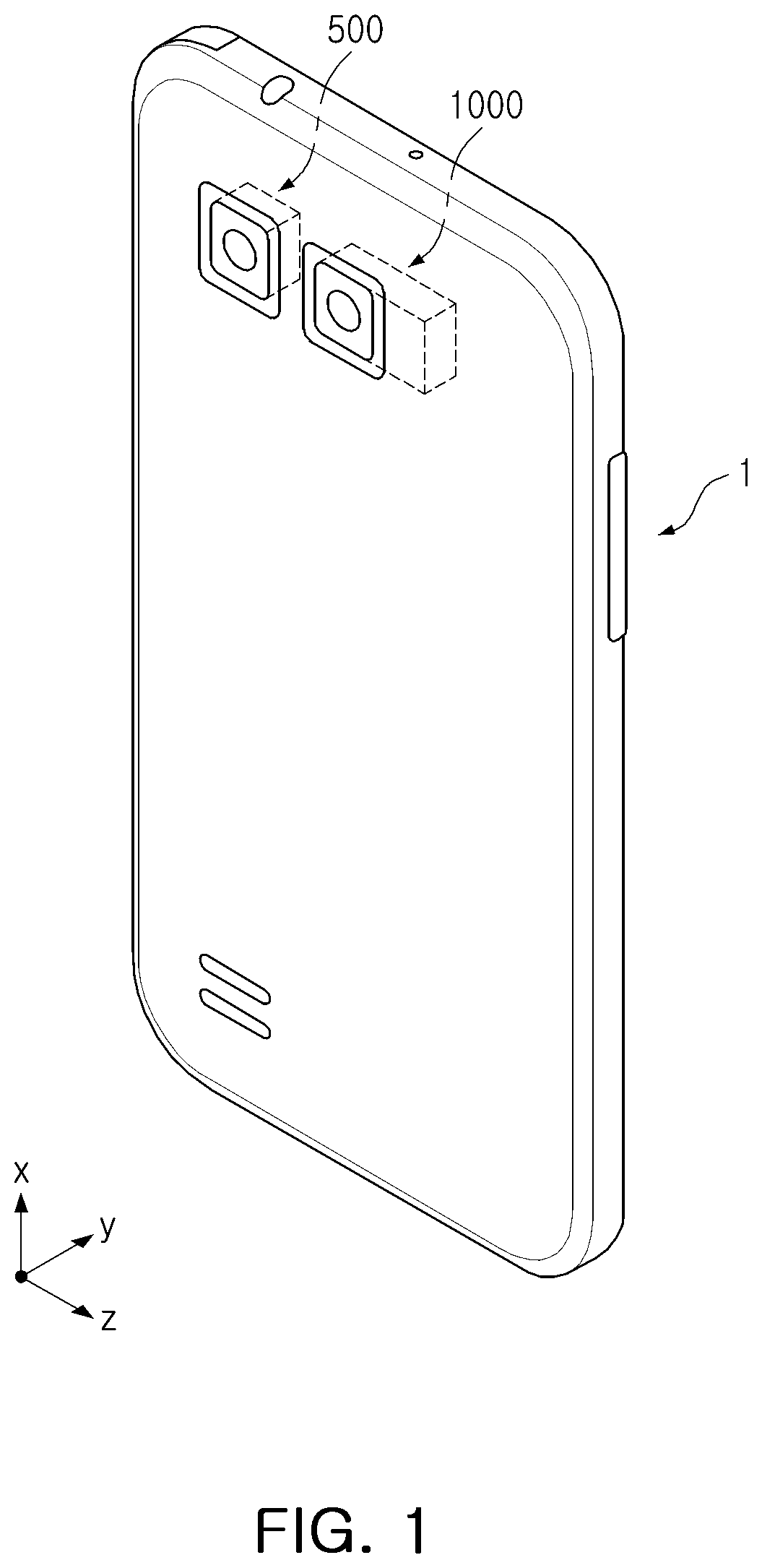 Patent US12422642 Figure 1 – Camera module