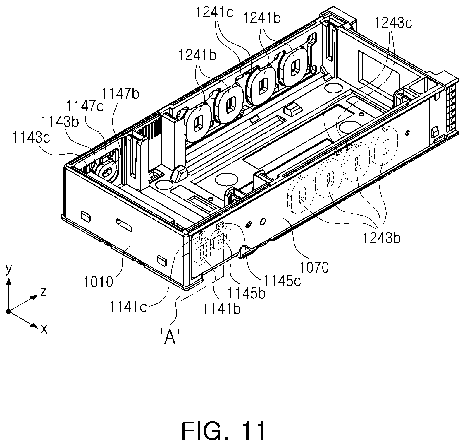 Patent US12422642 Figure 11 – Camera module