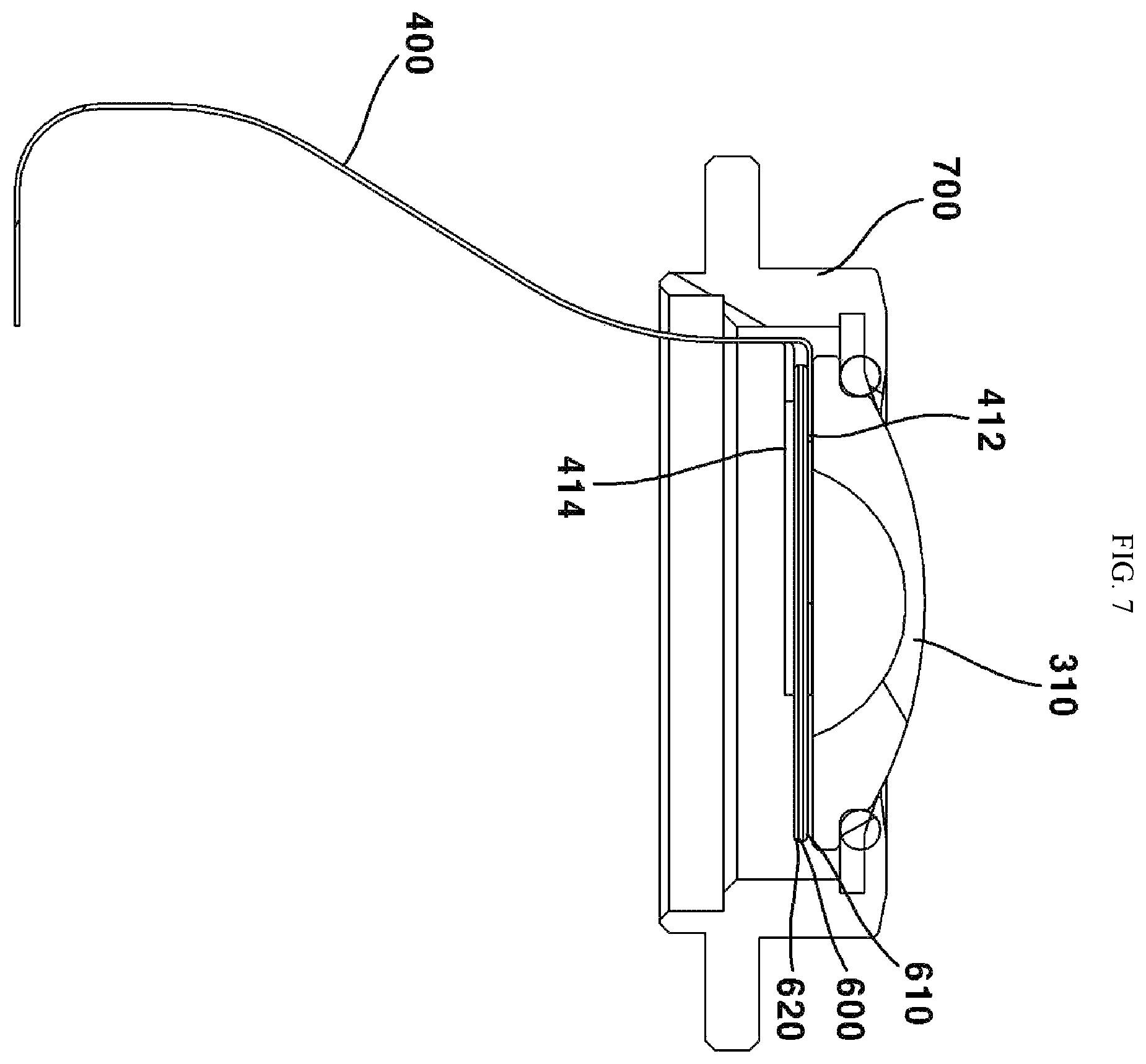 Patent US12422643 Figure 6 – Heating device and camera module