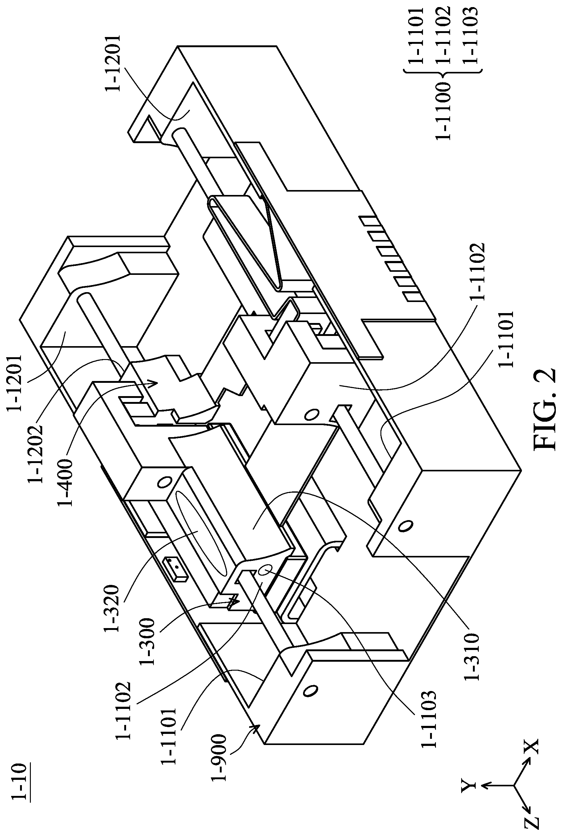 Patent US12422644 Figure 2 – Optical system