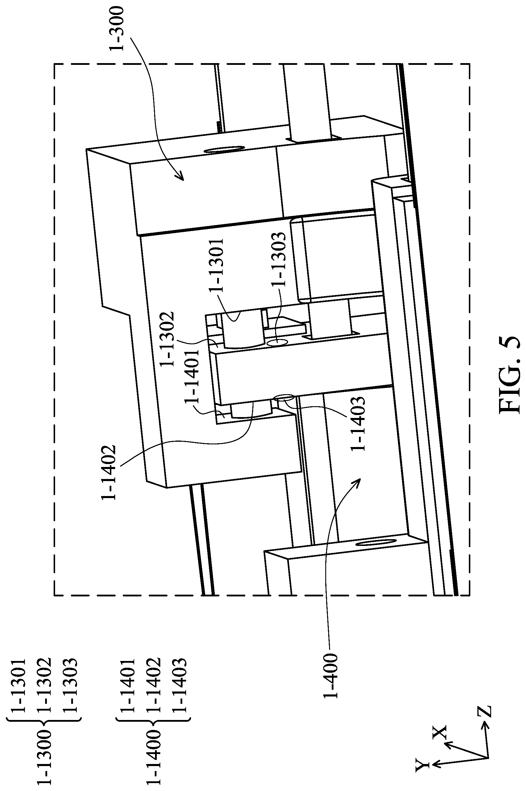 Patent US12422644 Figure 5 – Optical system