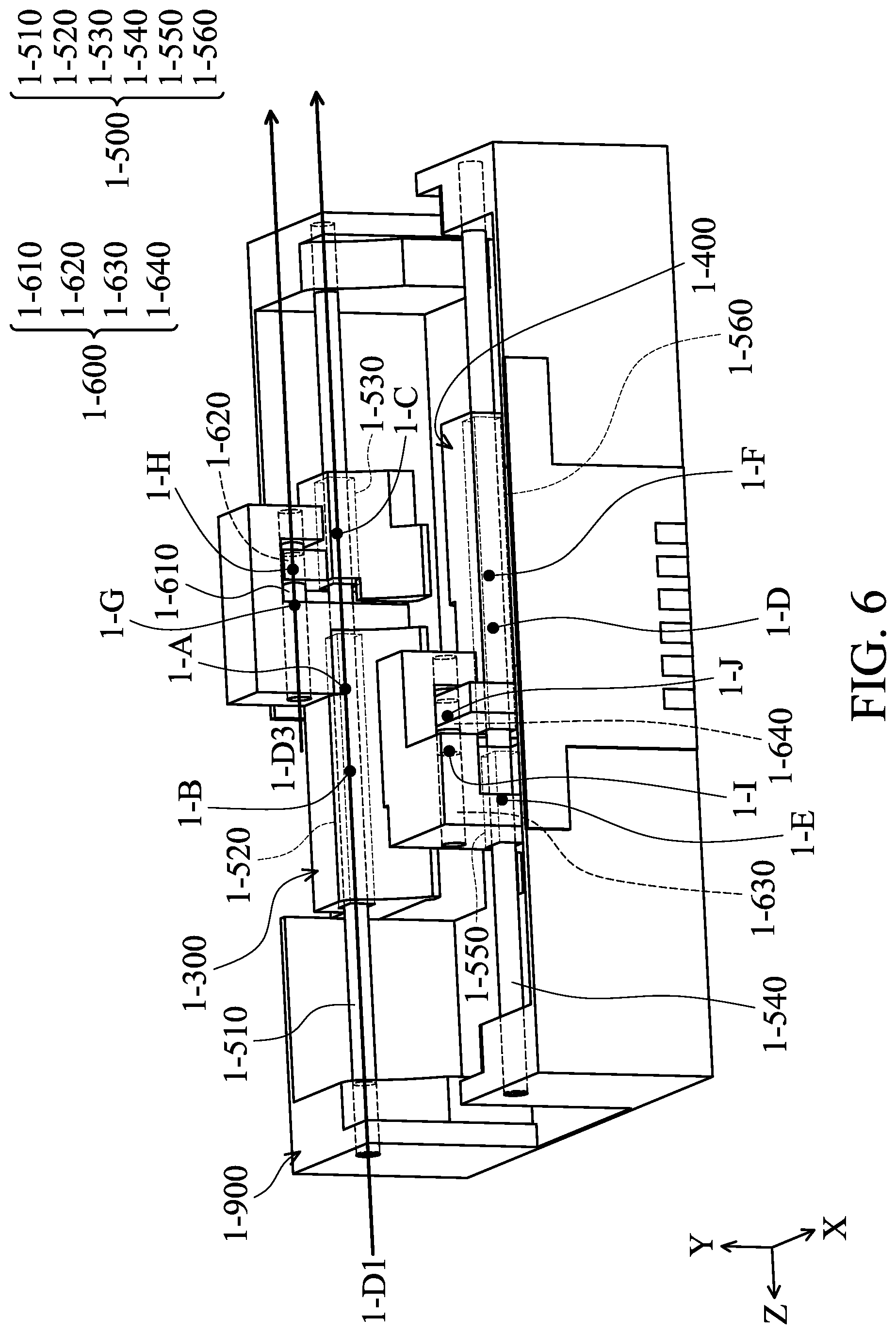Patent US12422644 Figure 6 – Optical system