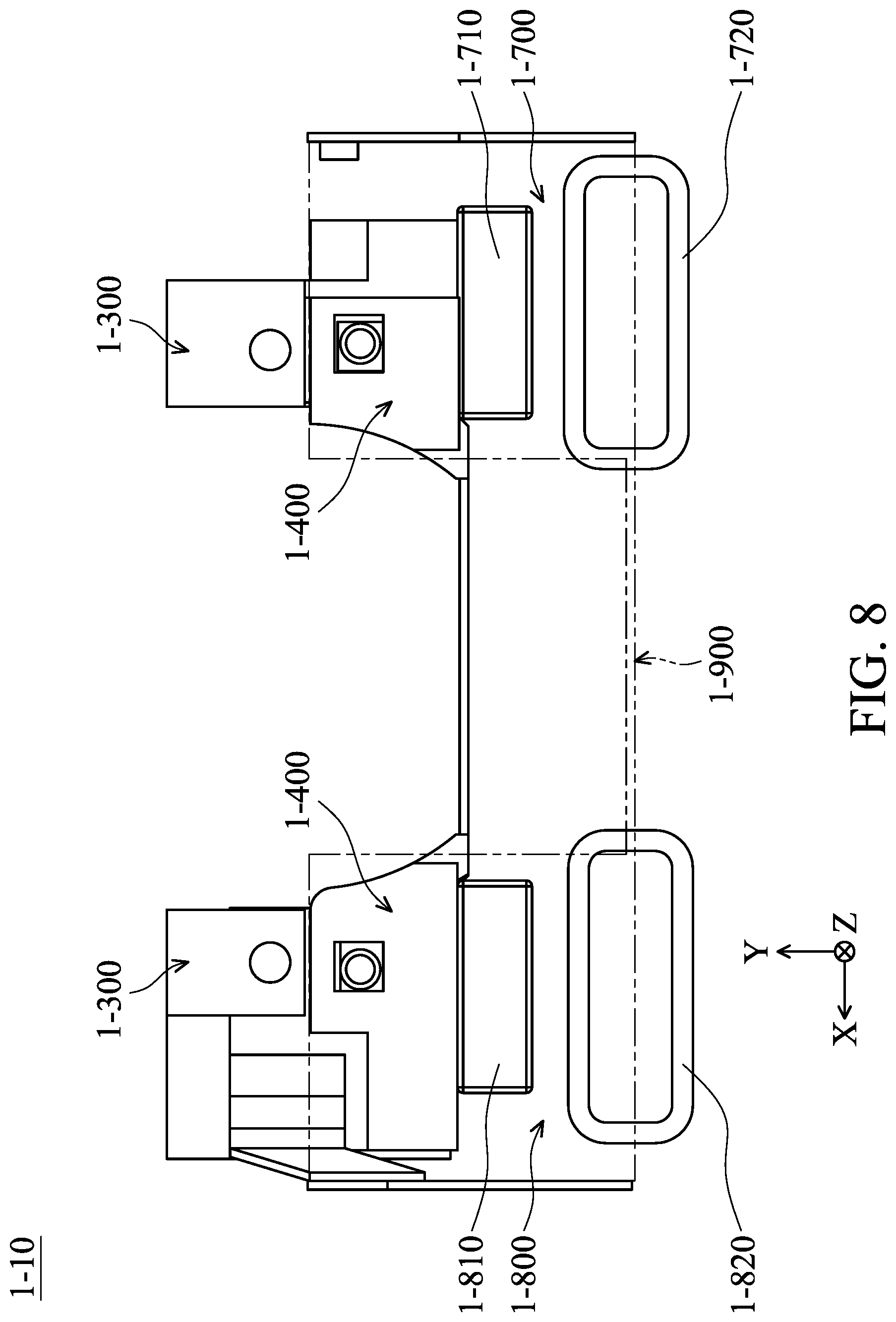 Patent US12422644 Figure 8 – Optical system