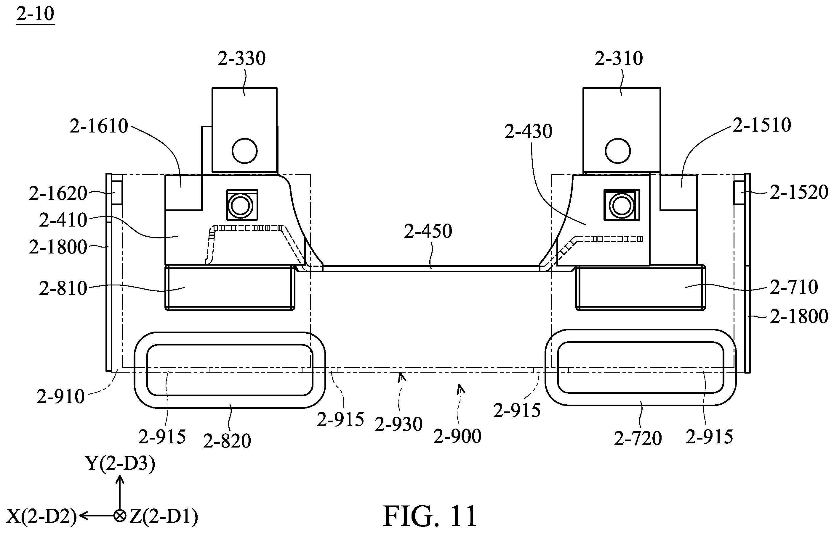 Patent US12422644 Figure 11 – Optical system