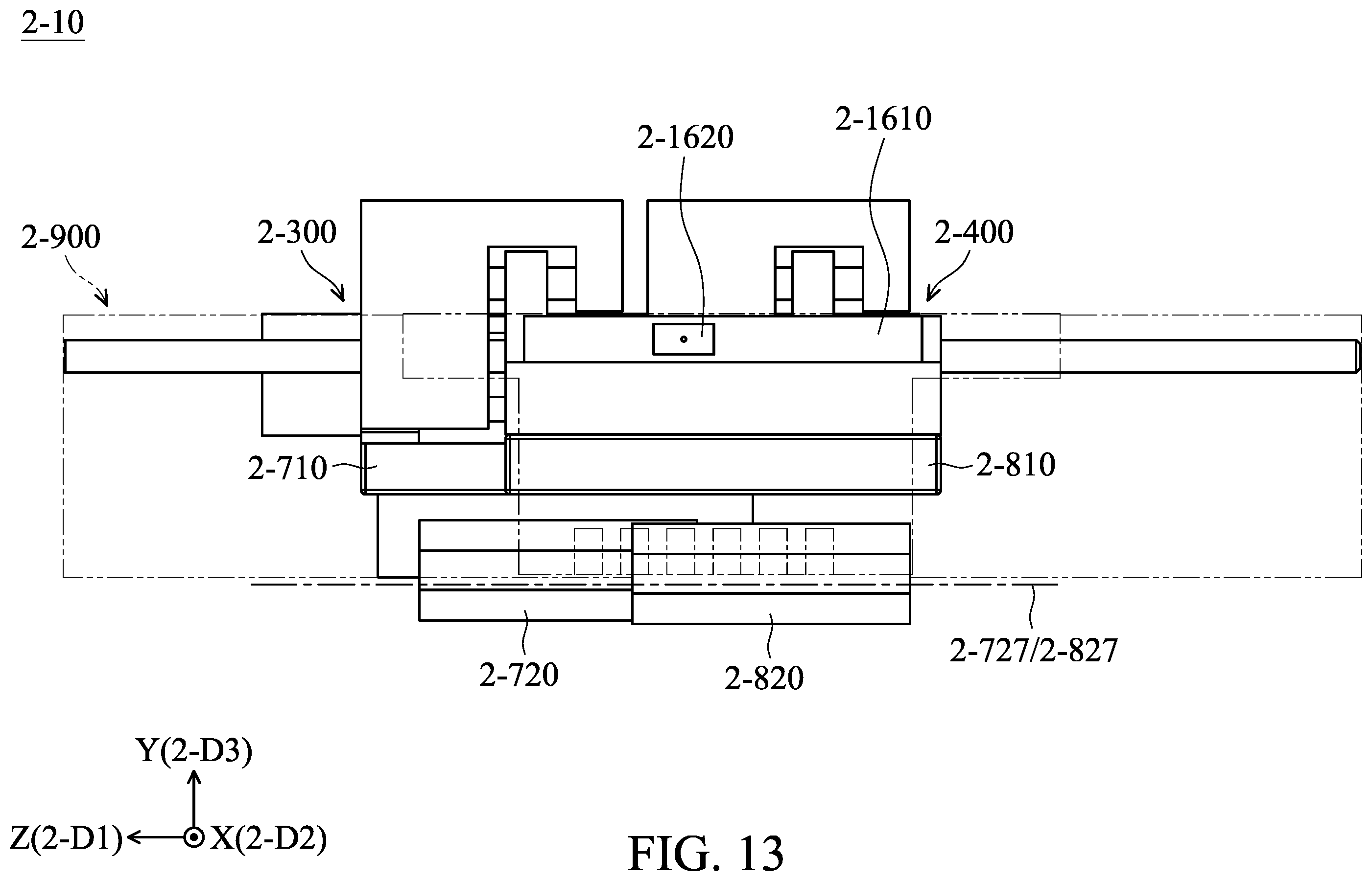 Patent US12422644 Figure 13 – Optical system