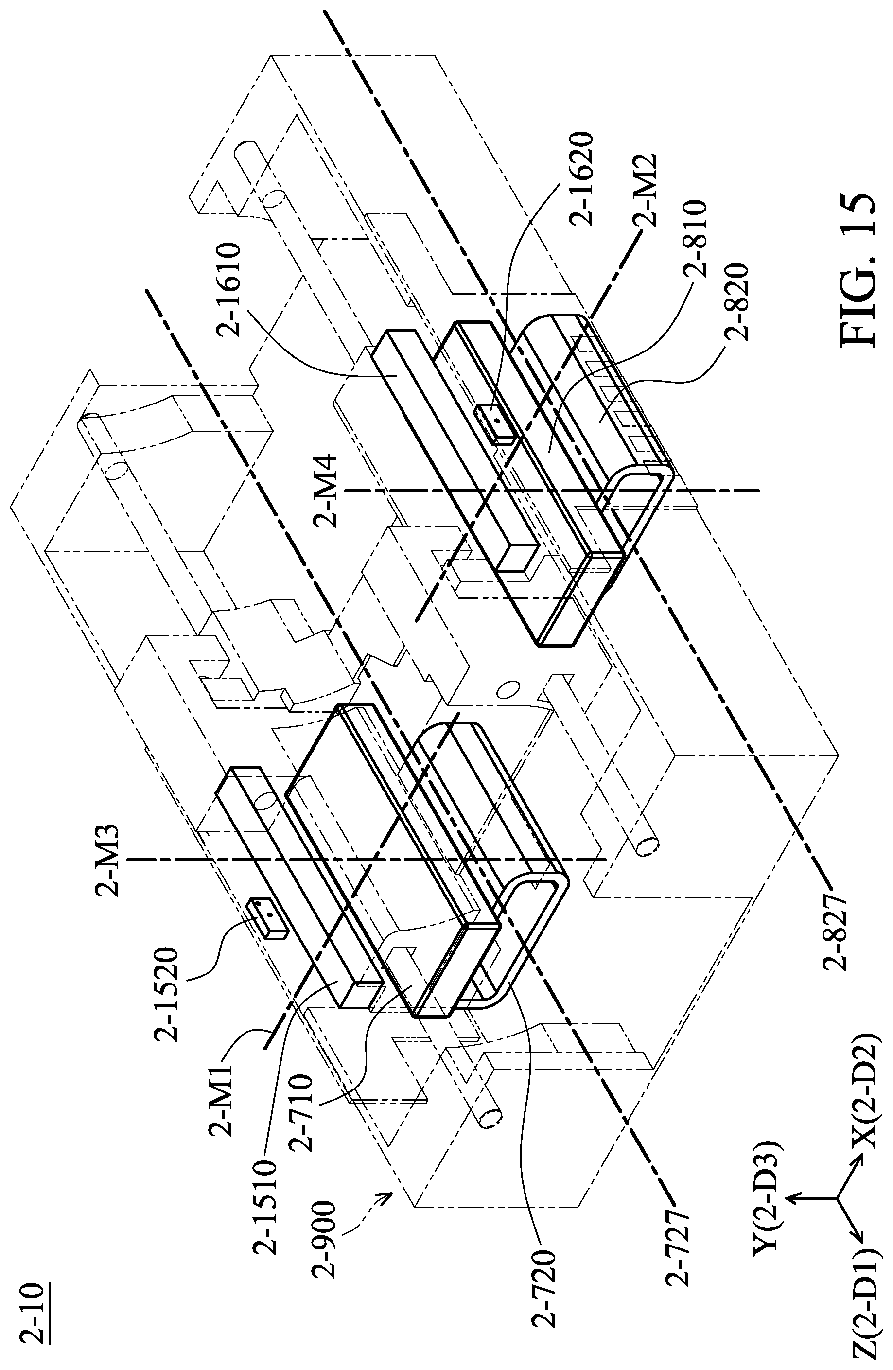 Patent US12422644 Figure 15 – Optical system