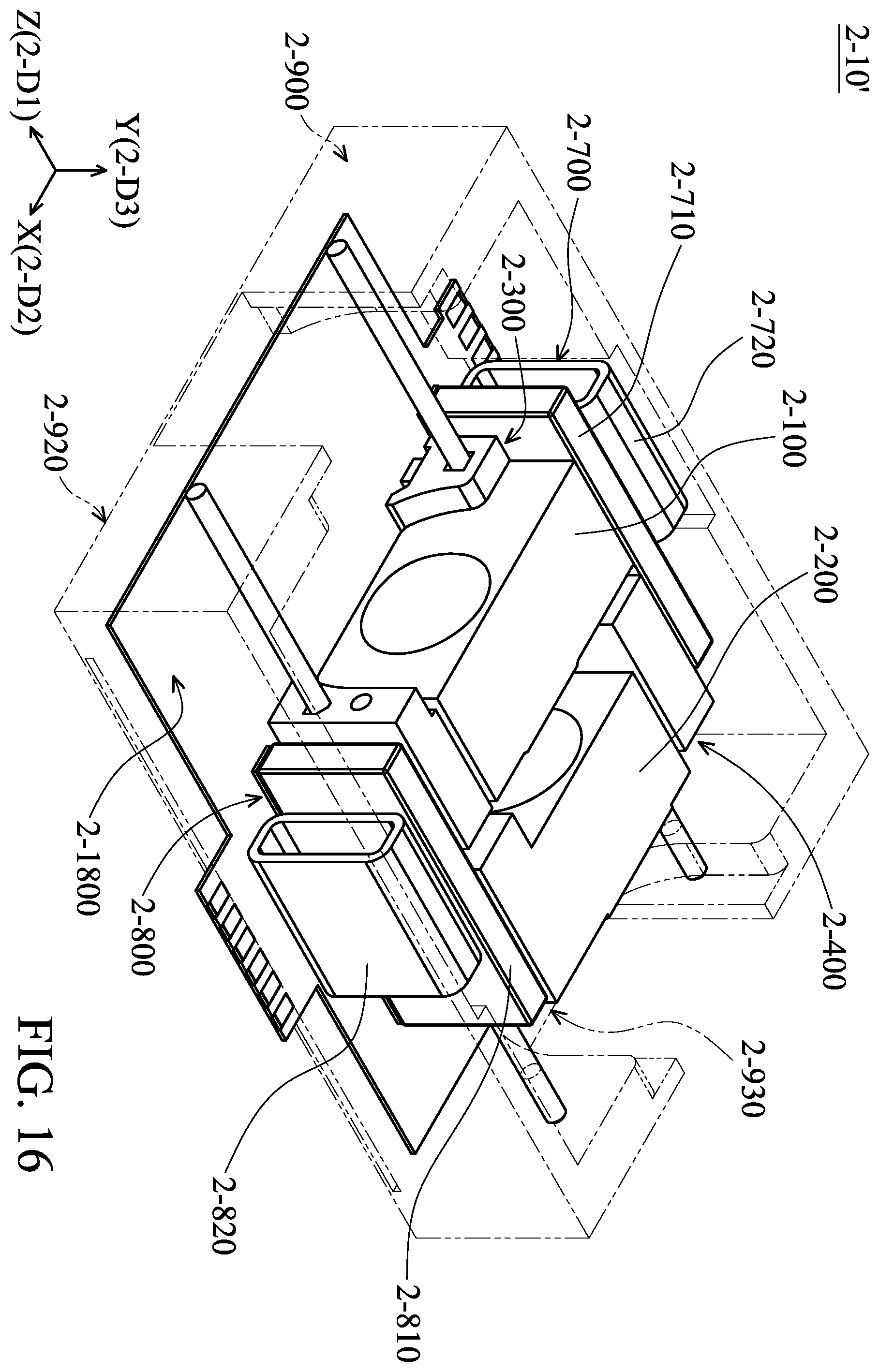 Patent US12422644 Figure 16 – Optical system