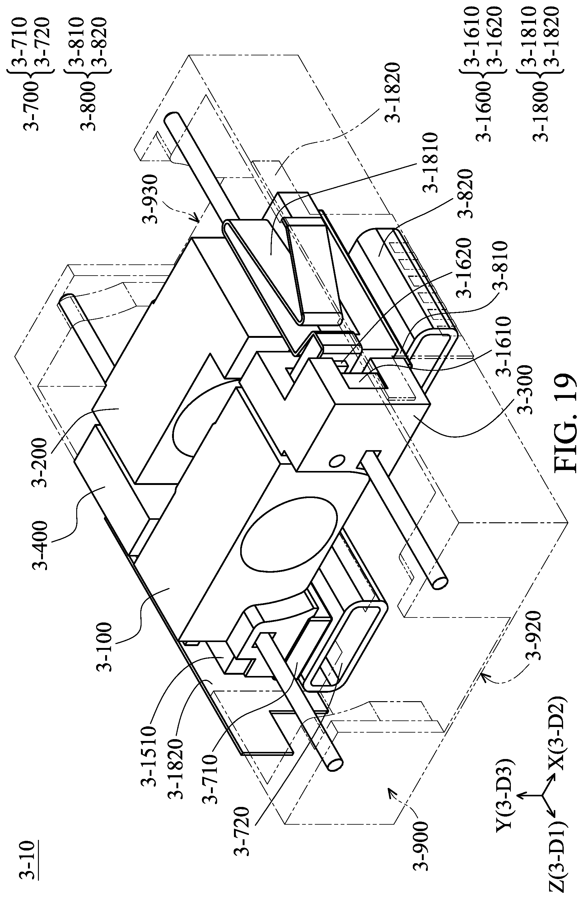 Patent US12422644 Figure 19 – Optical system